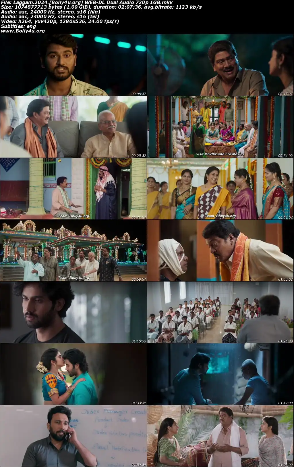 Laggam 2024 WEB-DL UNCUT Hindi Dual Audio ORG Full Movie Download 1080p  720p  480p