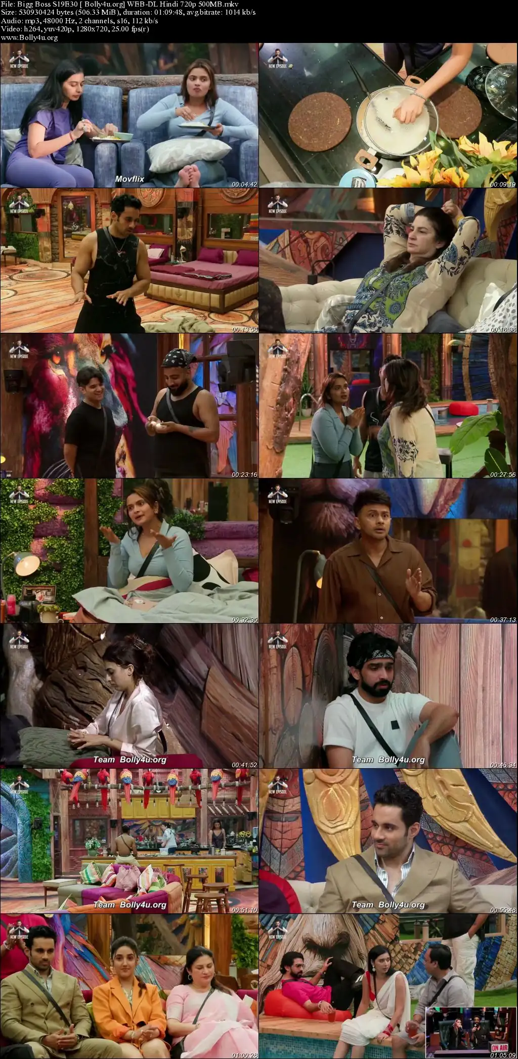 Bigg Boss 2025 WEB-DL Hindi S19EP30 Download 720p  480p