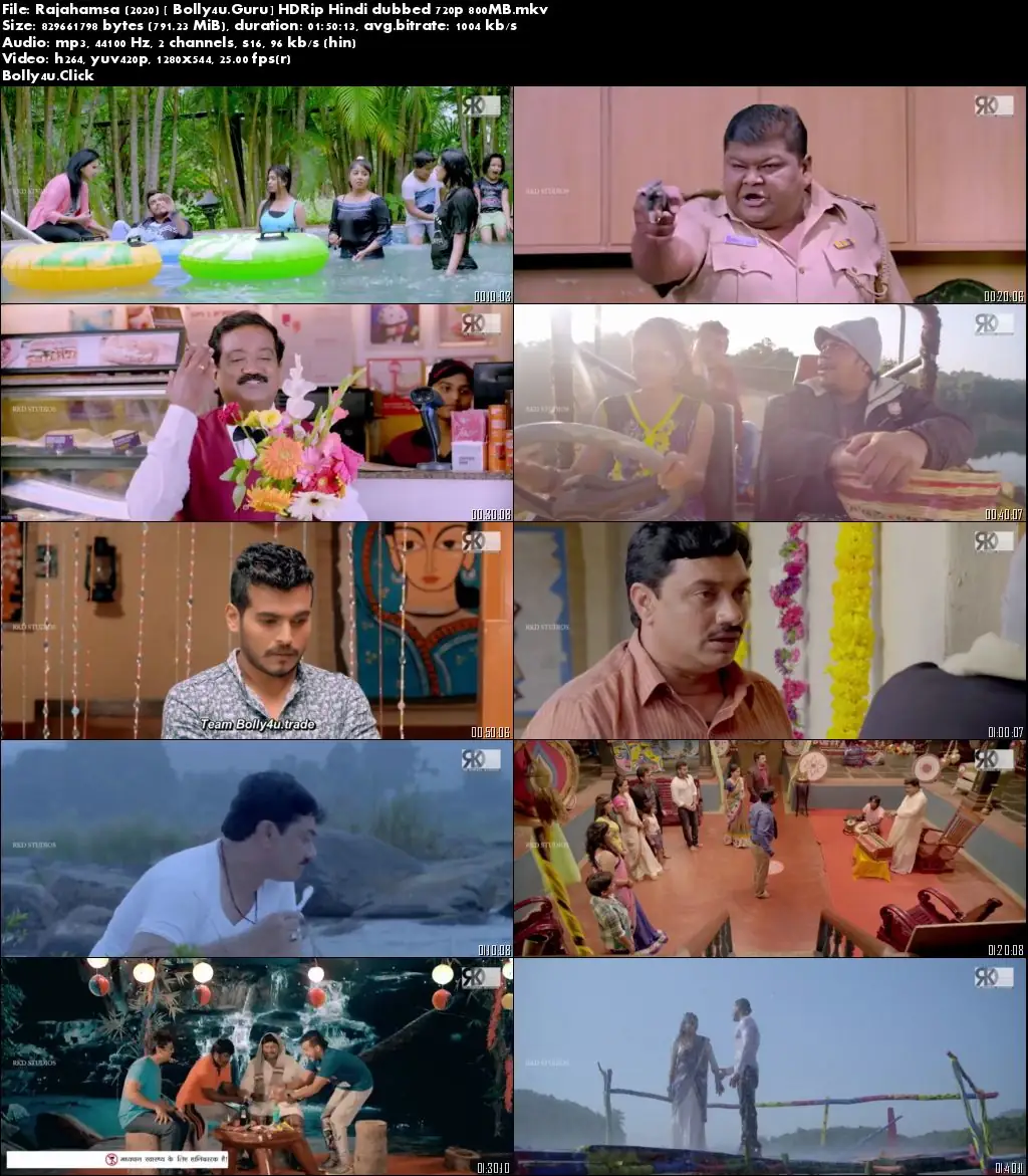 Rajahamsa 2020 HDRip 300Mb Hindi Dubbed 480p Download