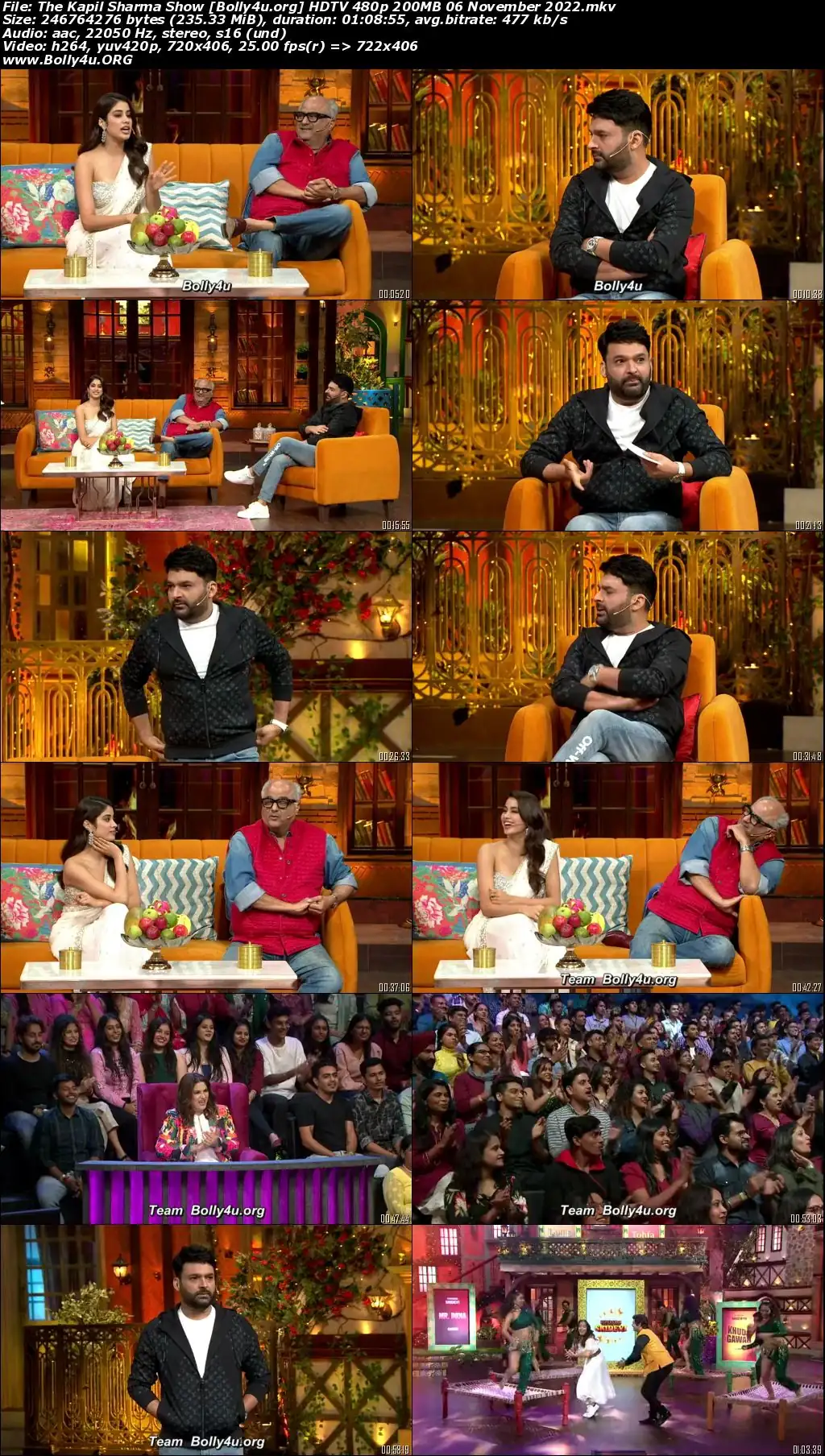 The Kapil Sharma Show HDTV 480p 200MB 06 November 2022