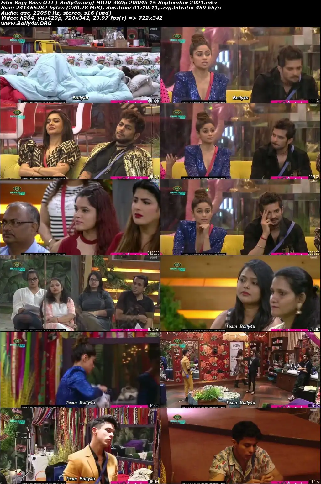 Bigg Boss OTT HDTV 480p 200Mb 15 September 2021 Download