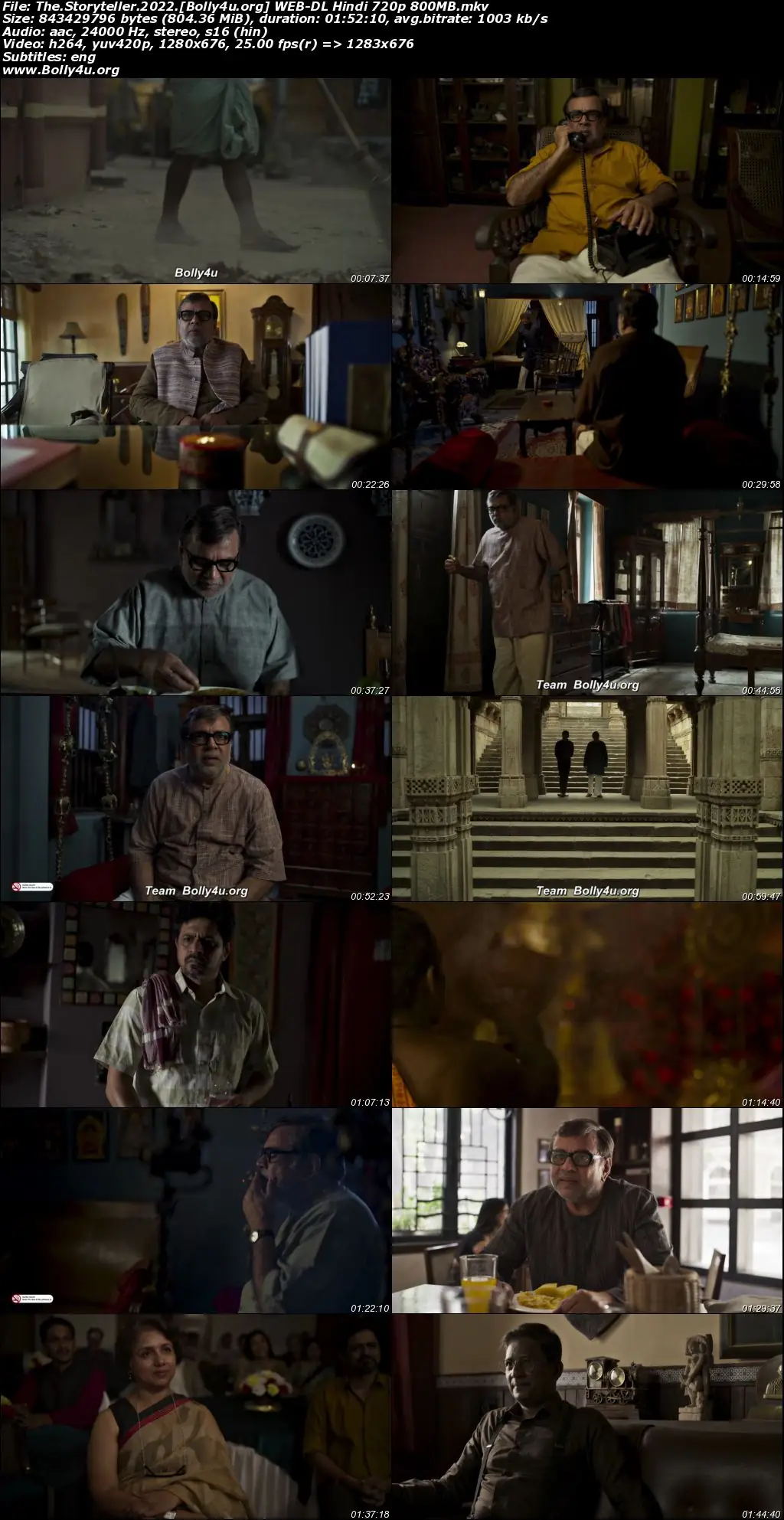 The Storyteller 2022 WEB-DL Hindi Full Movie Download 1080p  720p  480p
