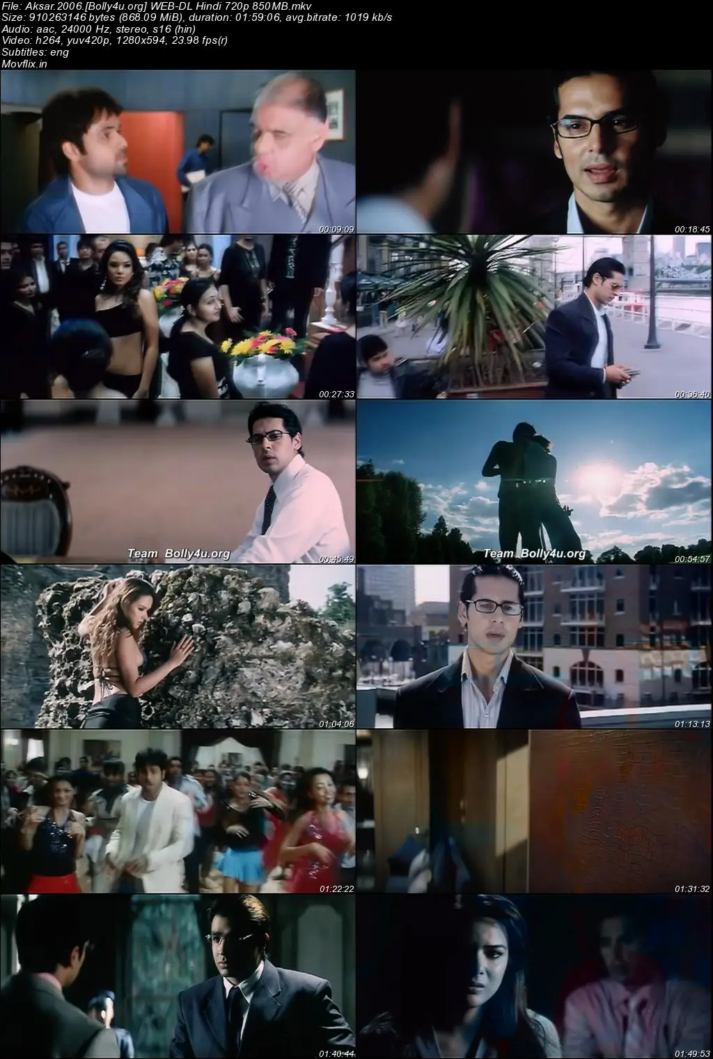 Aksar 2006 WEB-DL Hindi Full Movie Download 1080p  720p  480p