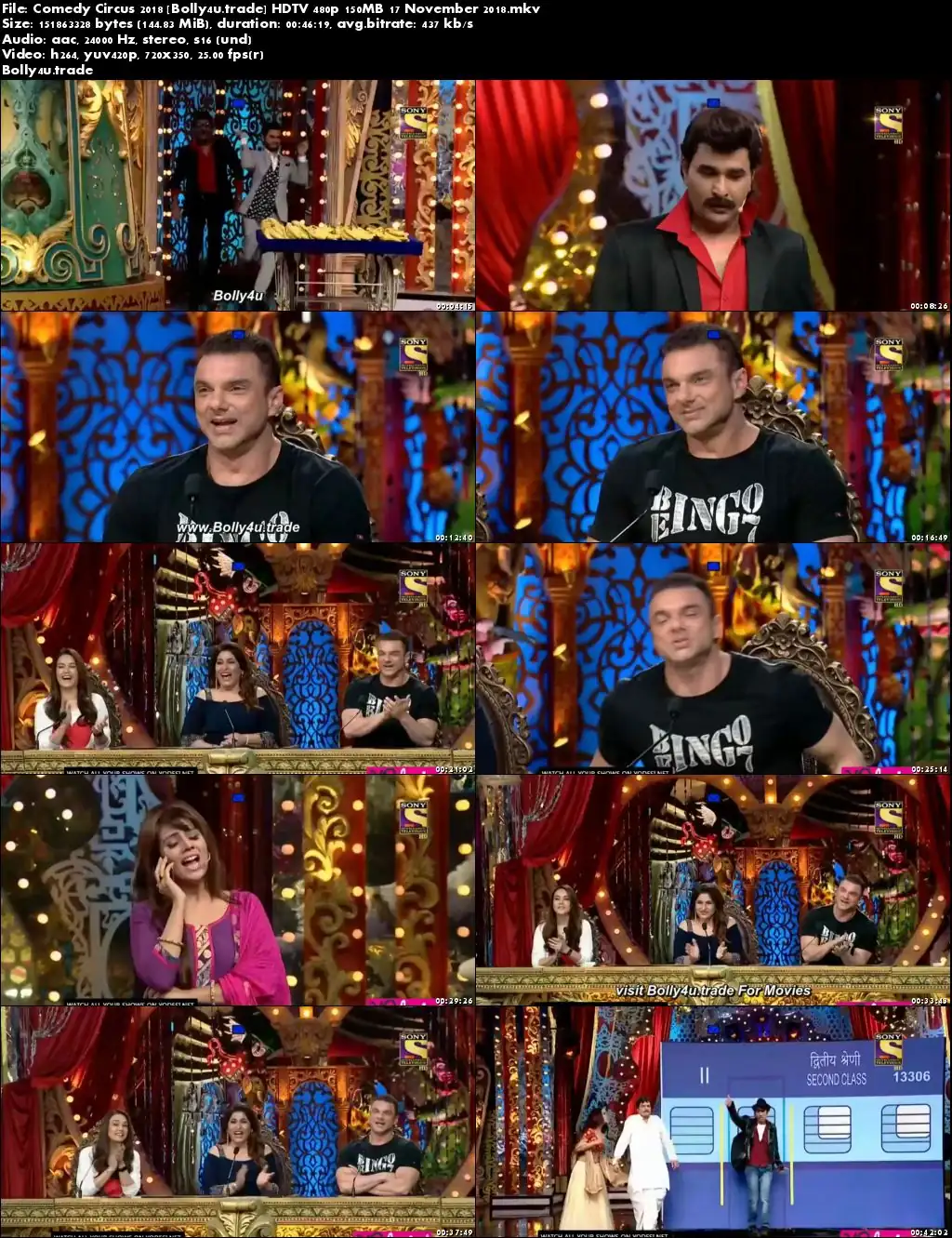 Comedy Circus 2018 HDTV 480p 150MB 17 November 2018 Download