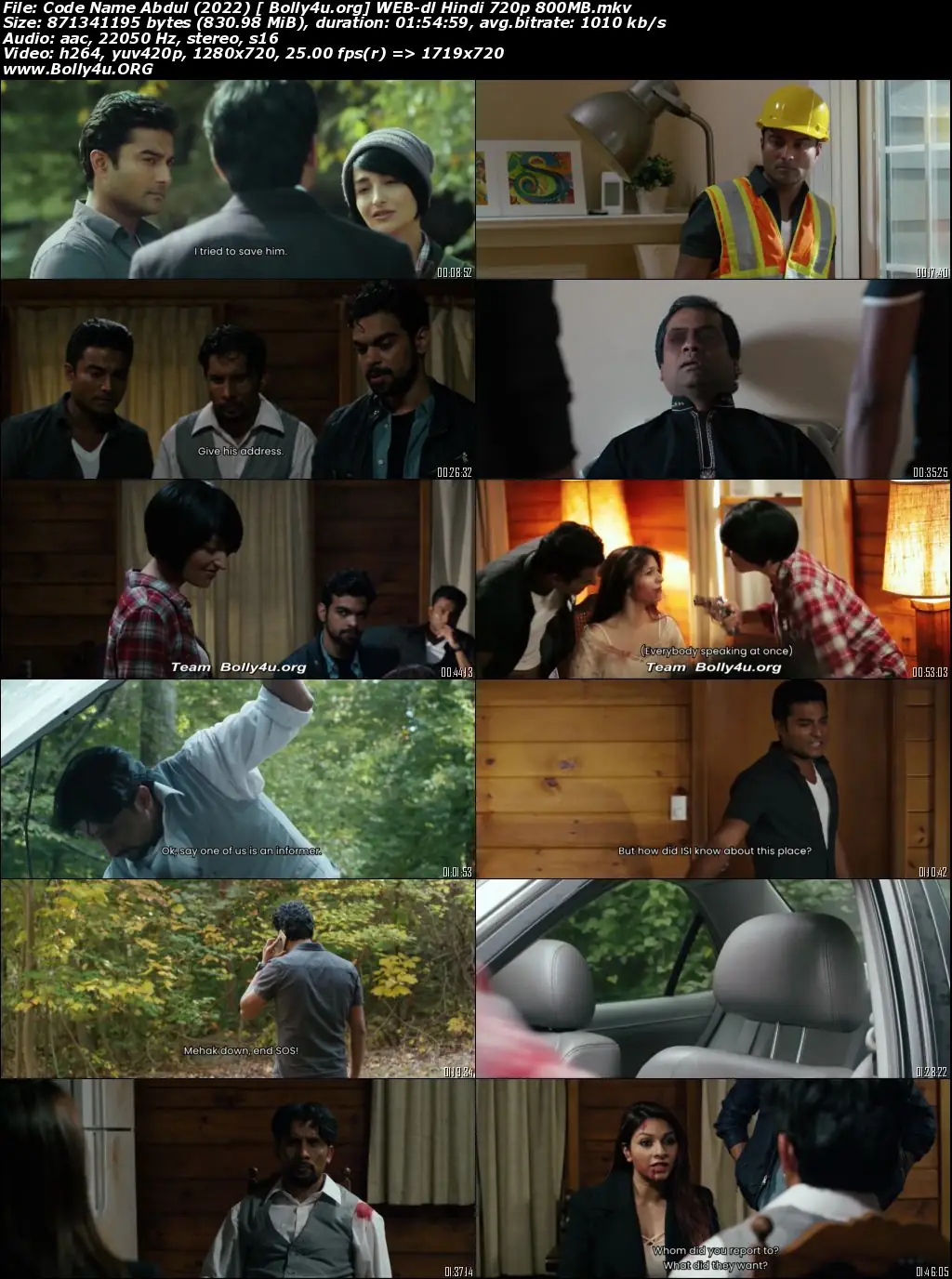 Code Name Abdul 2022 WEB-DL Hindi Movie Download 720p  480p