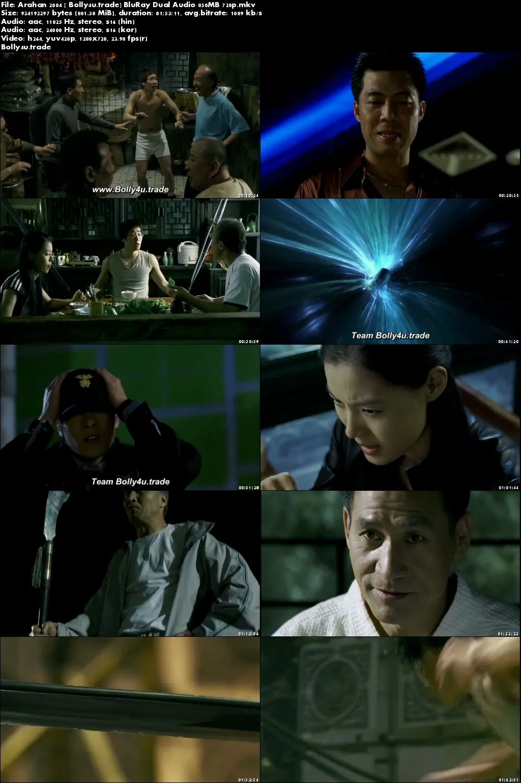 Arahan 2004 BluRay 350Mb Full Hindi Dual Audio Movie Download 480p