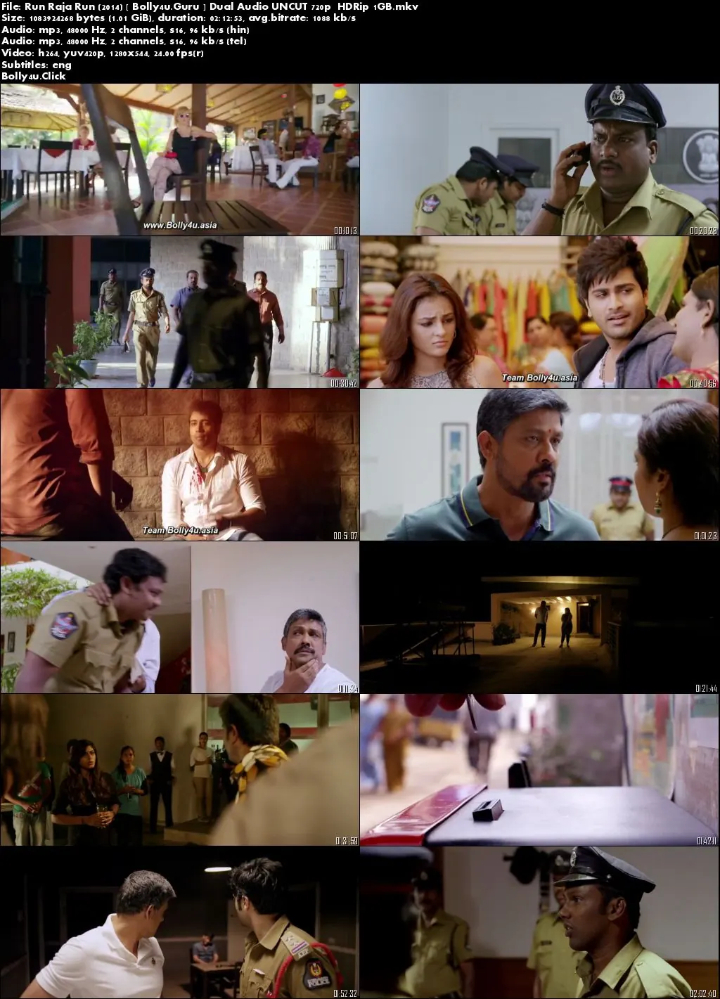 Run Raja Run 2014 HDRip 1GB UNCUT Hindi Dual Audio 720p Download