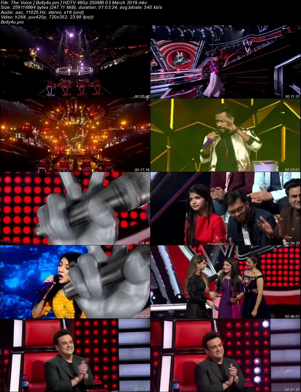 The Voice HDTV 480p 250MB 03 March 2019 Download The Voice HDTV 480p 250MB 03 March 2019 Download