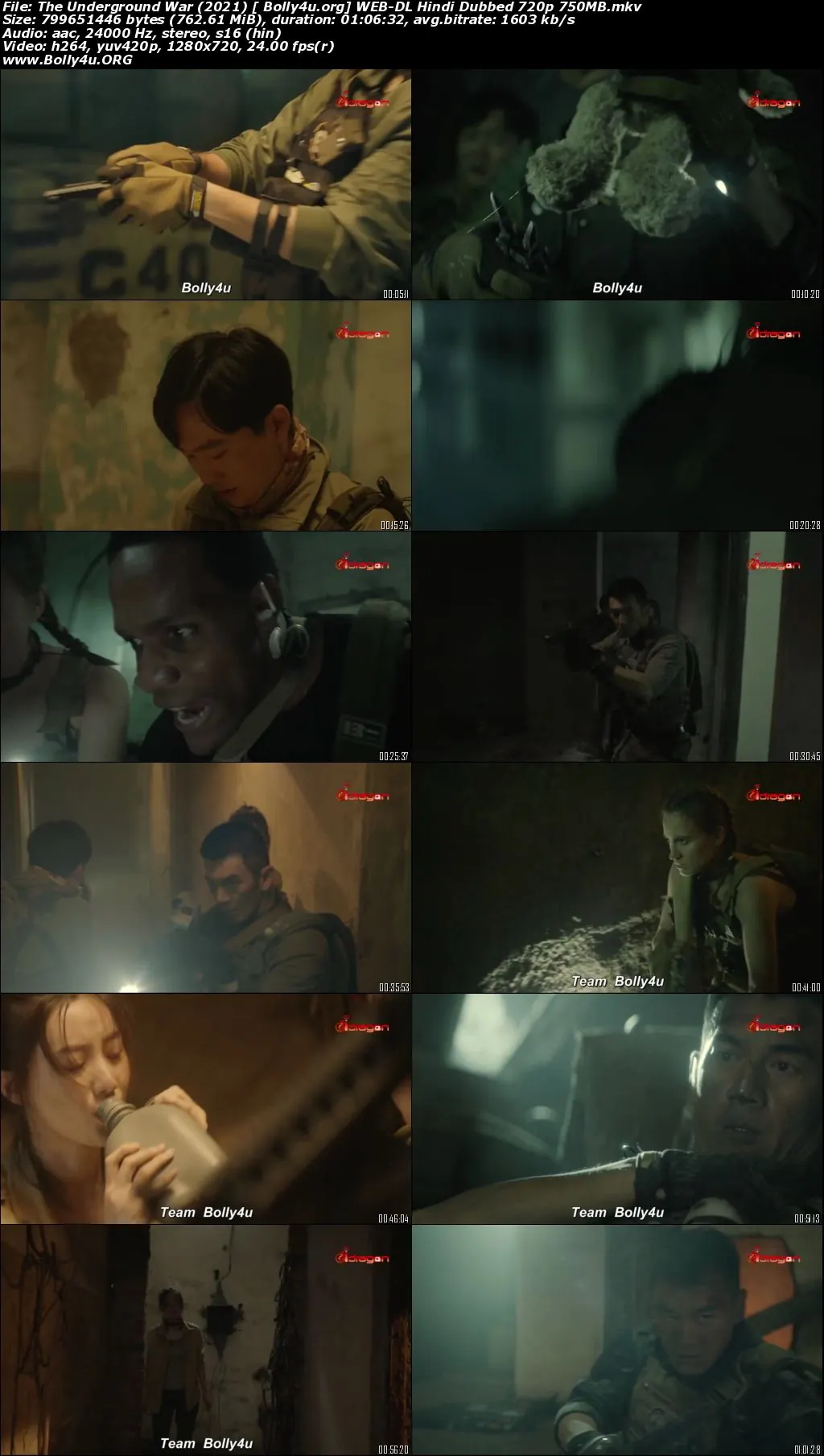 The Underground War 2021 WEB-DL Hindi Dubbed 720p 480p Download