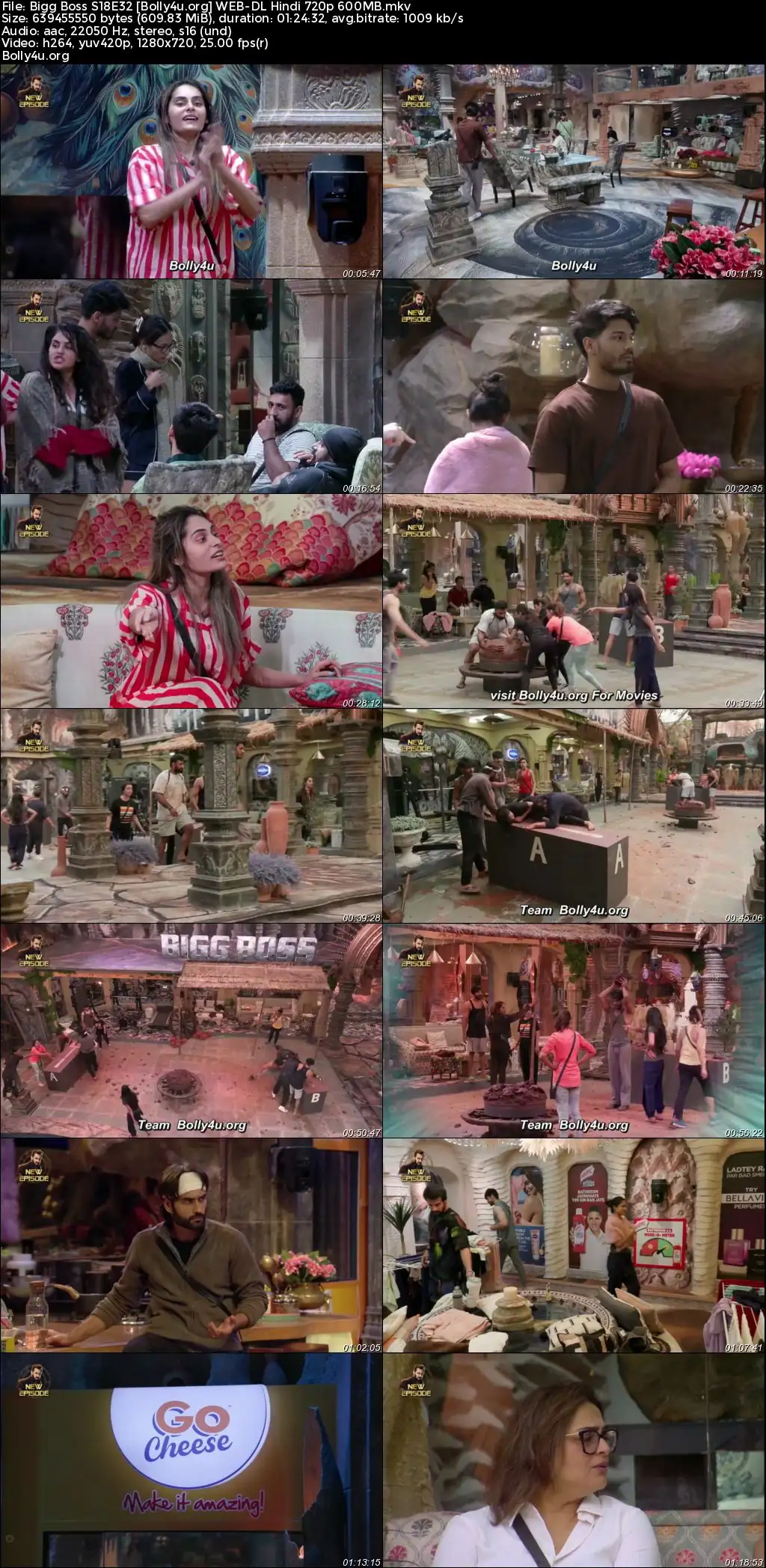 Bigg Boss 2024 WEB-DL Hindi S18E32 Download 720p  480p