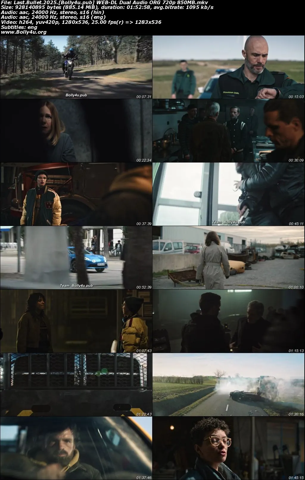 Last Bullet 2025 WEB-DL Hindi Dual Audio ORG Full Movie Download 1080p  720p  480p