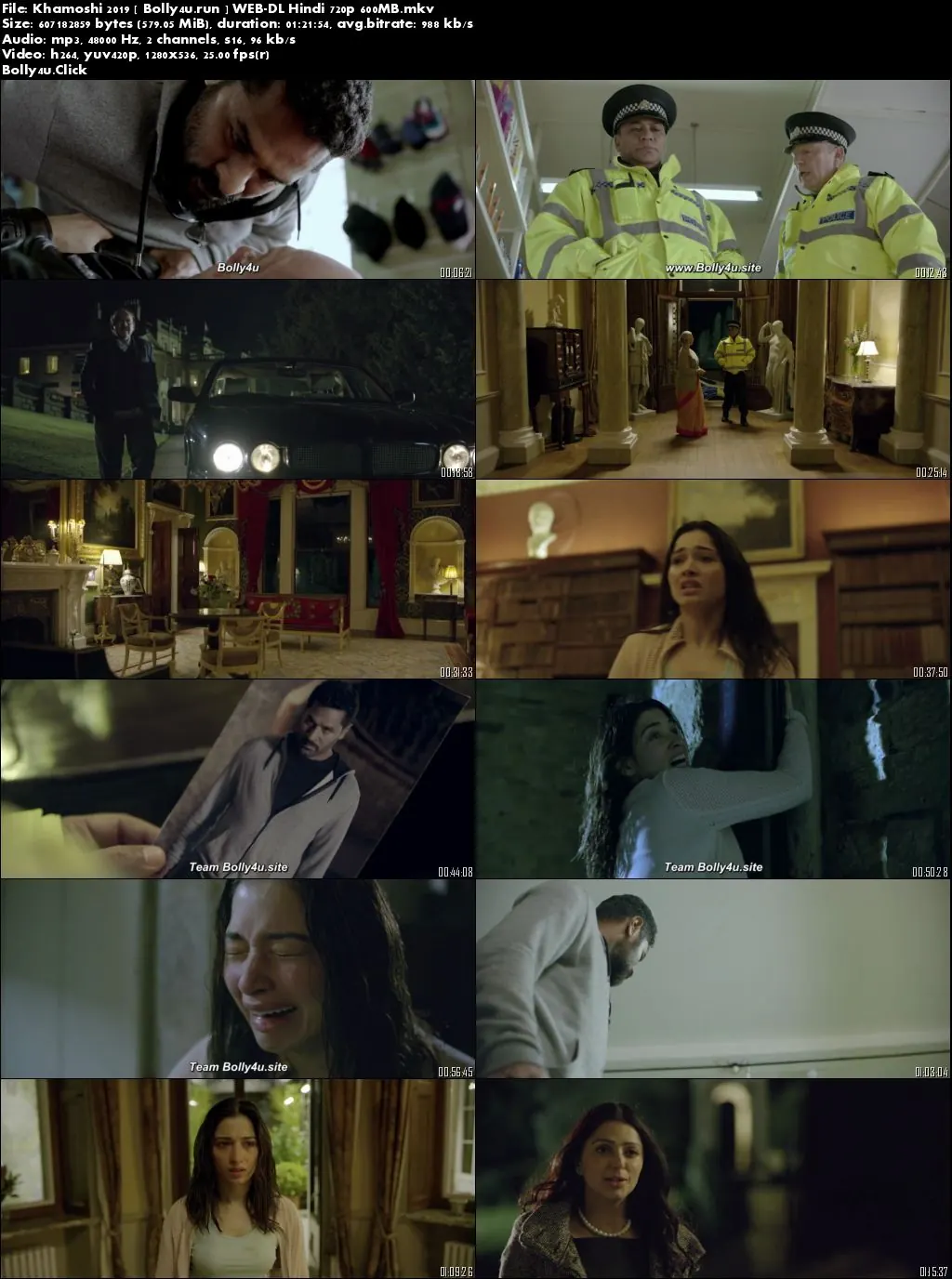 Khamoshi 2019 WEB-DL 250Mb Full Hindi Movie Download 480p
