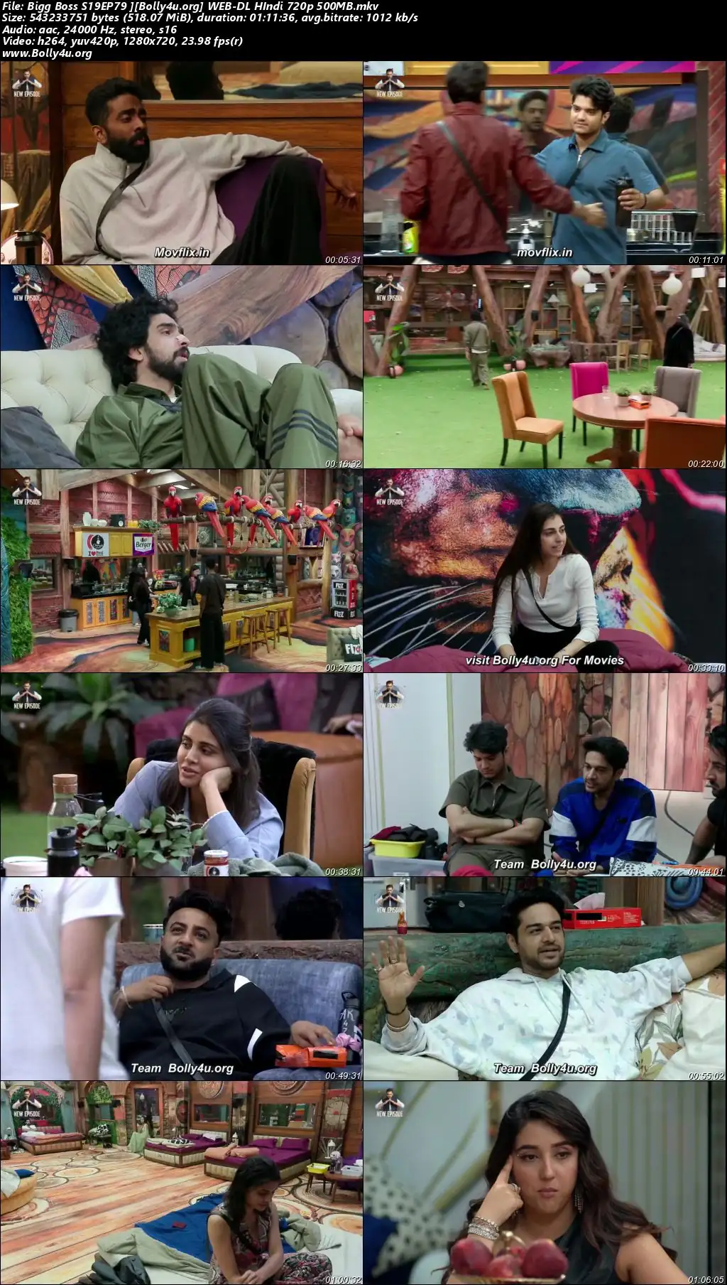 Bigg Boss 2025 WEB-DL Hindi S19EP79 Download 720p  480p