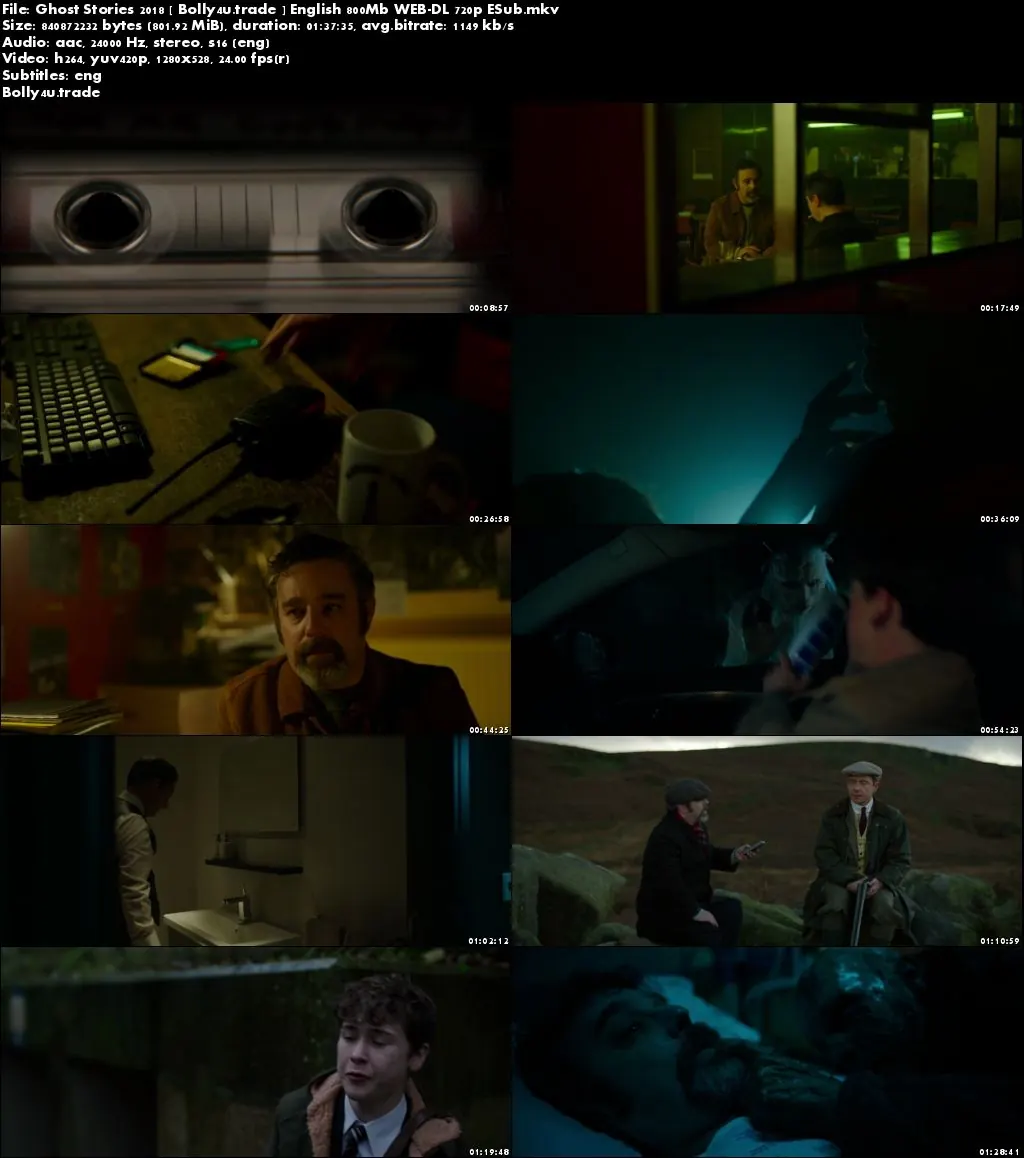 Ghost Stories 2018 WEB-DL 800MB English 720p ESub Download