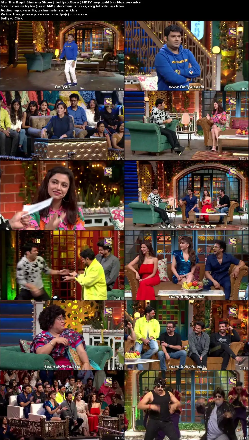 The Kapil Sharma Show HDTV 480p 200MB 17 November 2019 Download