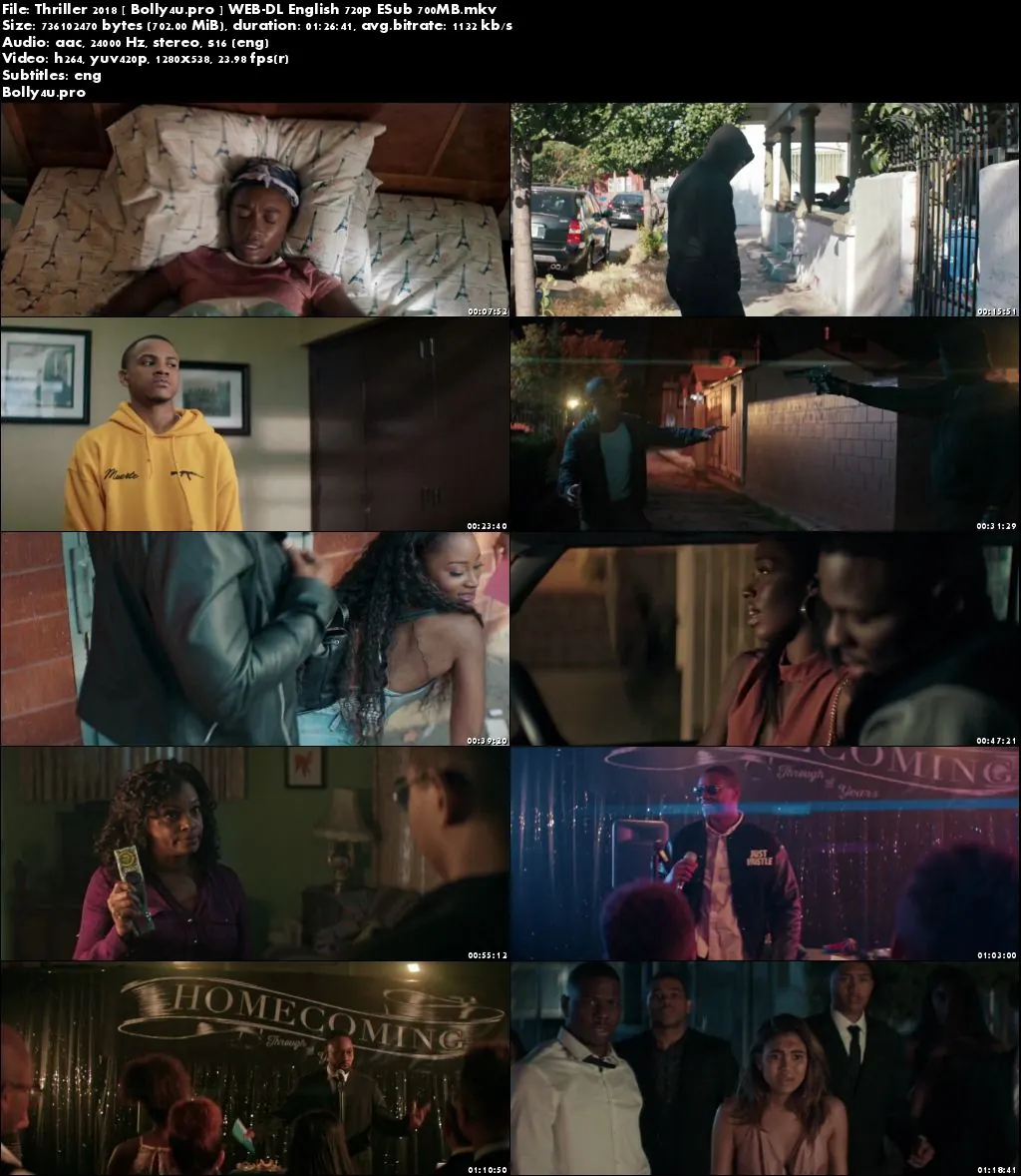Thriller 2018 WEB-DL 250MB English 480p ESub Download