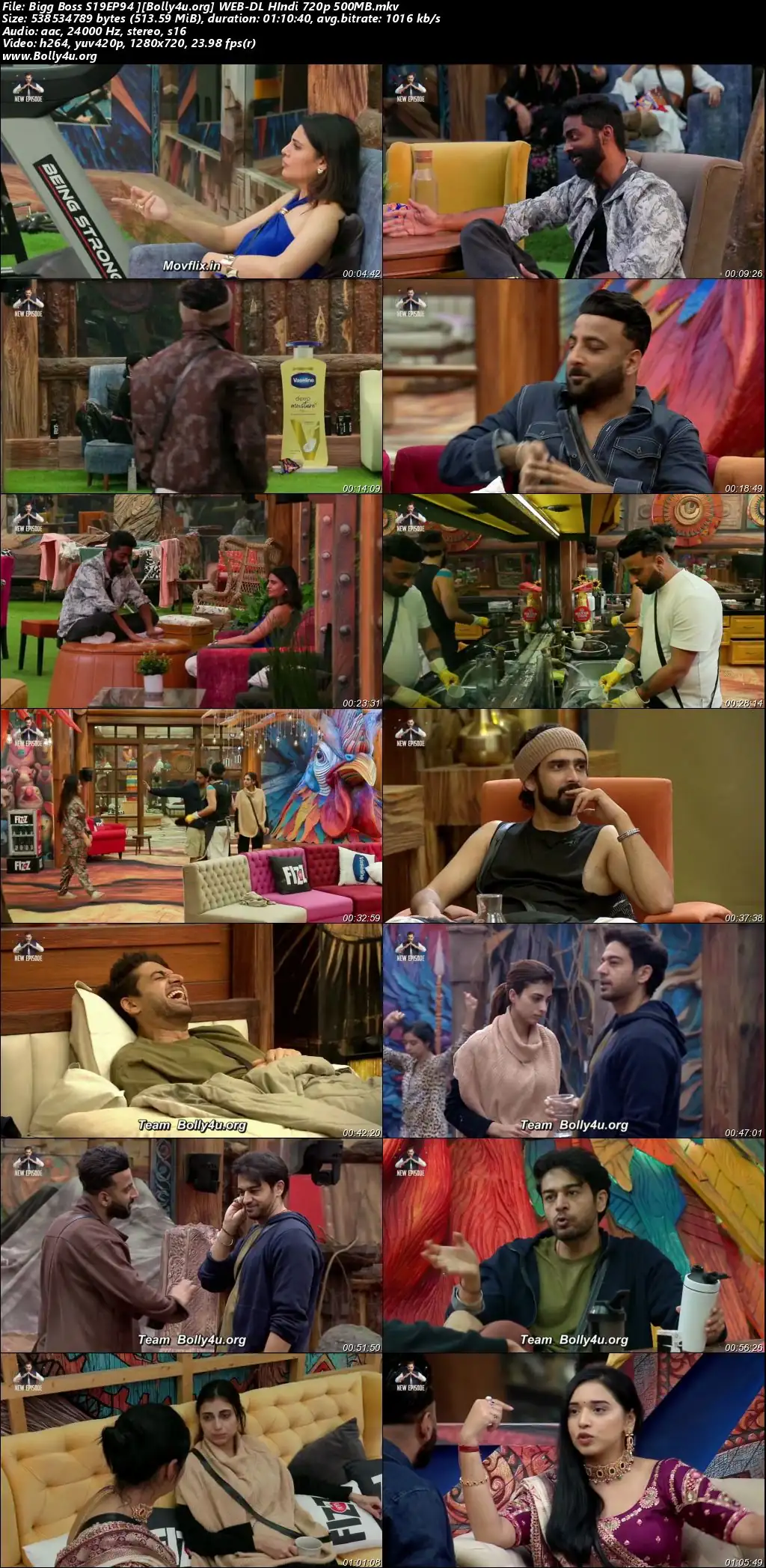 Bigg Boss 2025 WEB-DL Hindi S19EP94 Download 720p  480p