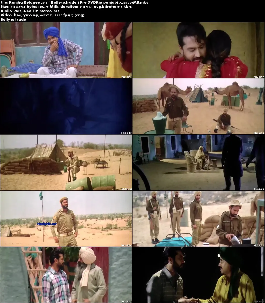 Ranjha Refugee 2018 Pre DVDRip 700Mb Full Hindi Movie Download x264