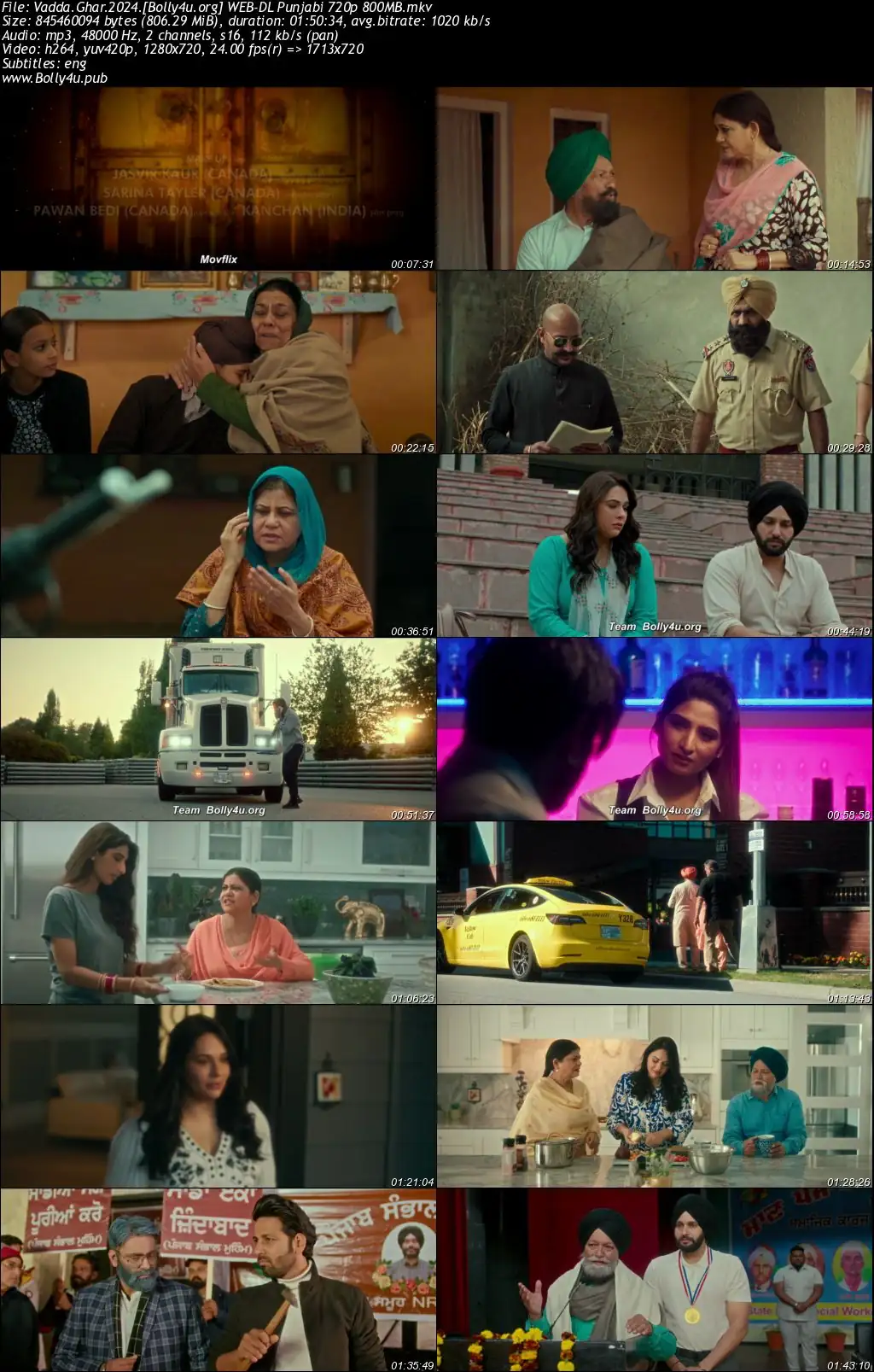 Vadda Ghar 2024 WEB-DL Punjabi Full Movie Download 1080p  720p  480p