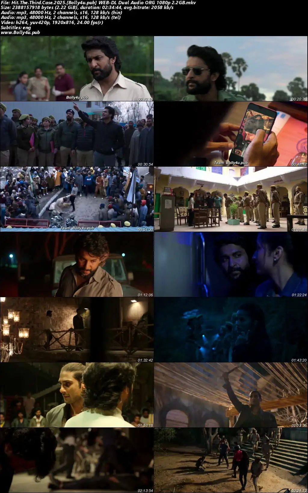 Hit The 3rd Case 2025 WEB-DL UNCUT Hindi Dual Audio ORG Full Movie Download 1080p  720p  480p