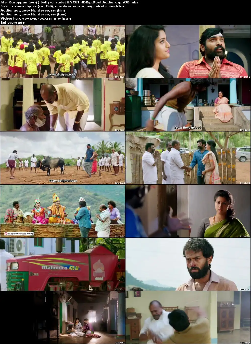 Karuppan 2017 HDRip 400MB UNCUT Hindi Dual Audio 480p Download