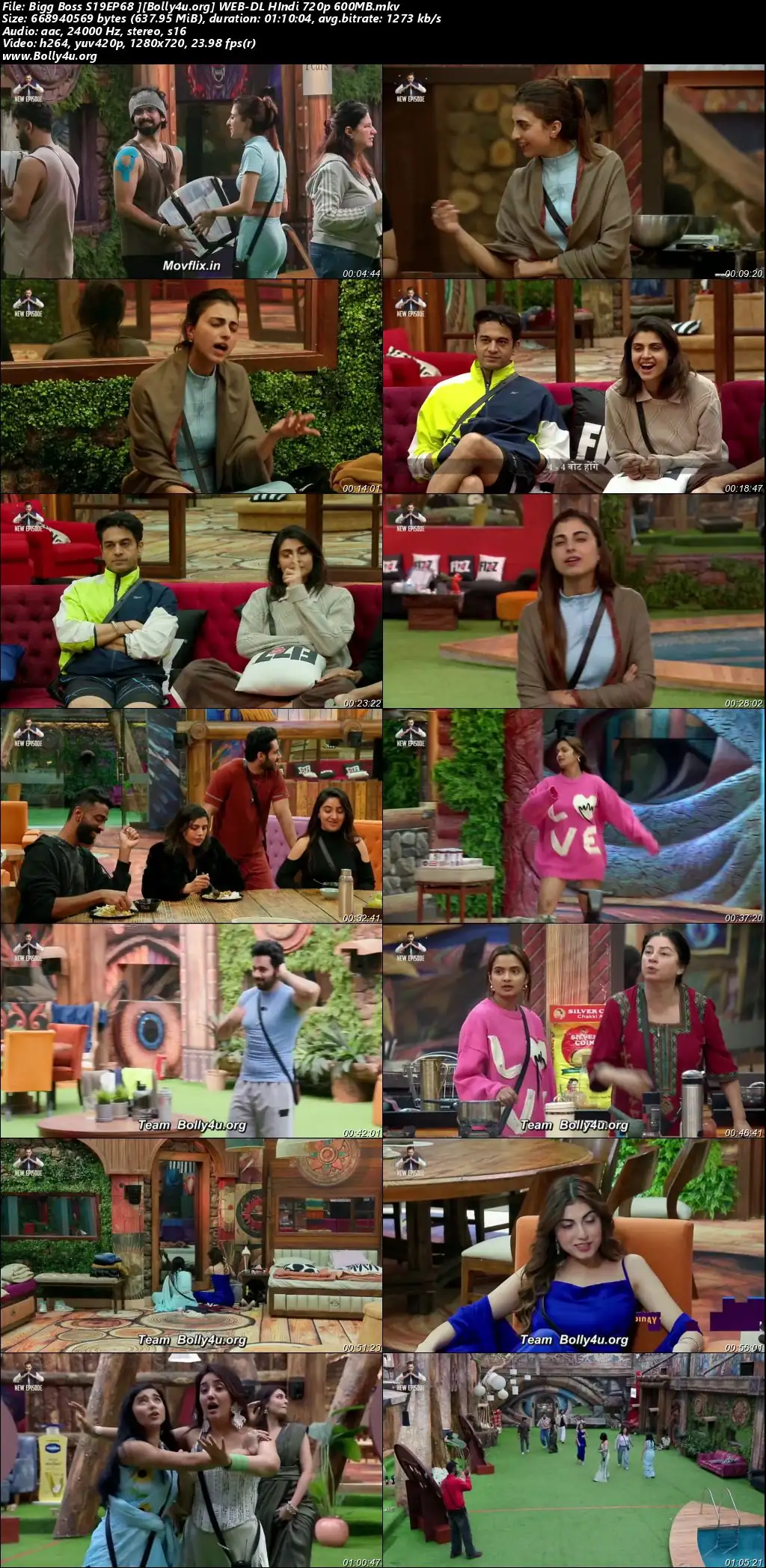 Bigg Boss 2025 WEB-DL Hindi S19EP68 Download 720p  480p