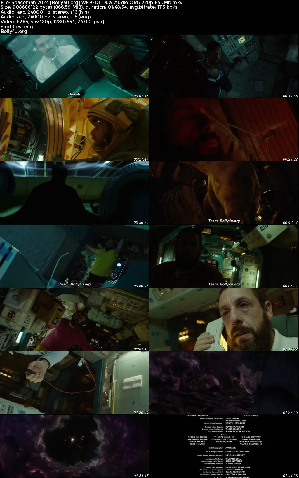 Spaceman 2024 WEB-DL Hindi Dual Audio ORG Full Movie Download 1080p  720p  480p