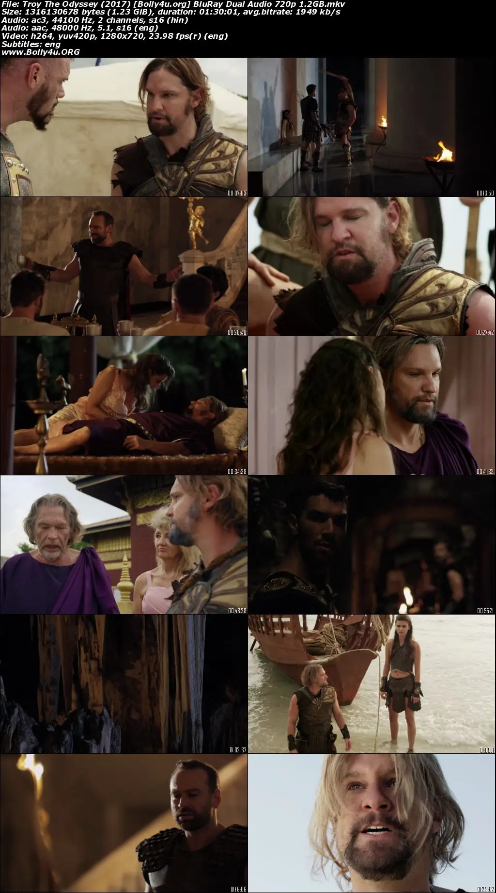 Troy The Odyssey 2017 BluRay Hindi Dual Audio Full Movie Download 720p  480p