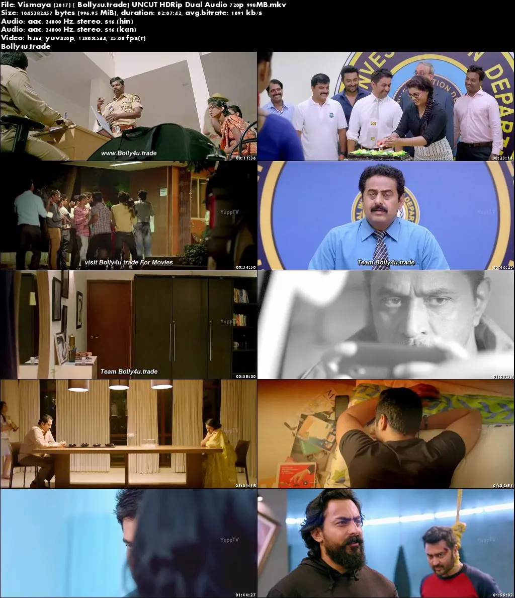 Vismaya 2017 HDRip UNCUT 400MB Hindi Dual Audio 480p Download