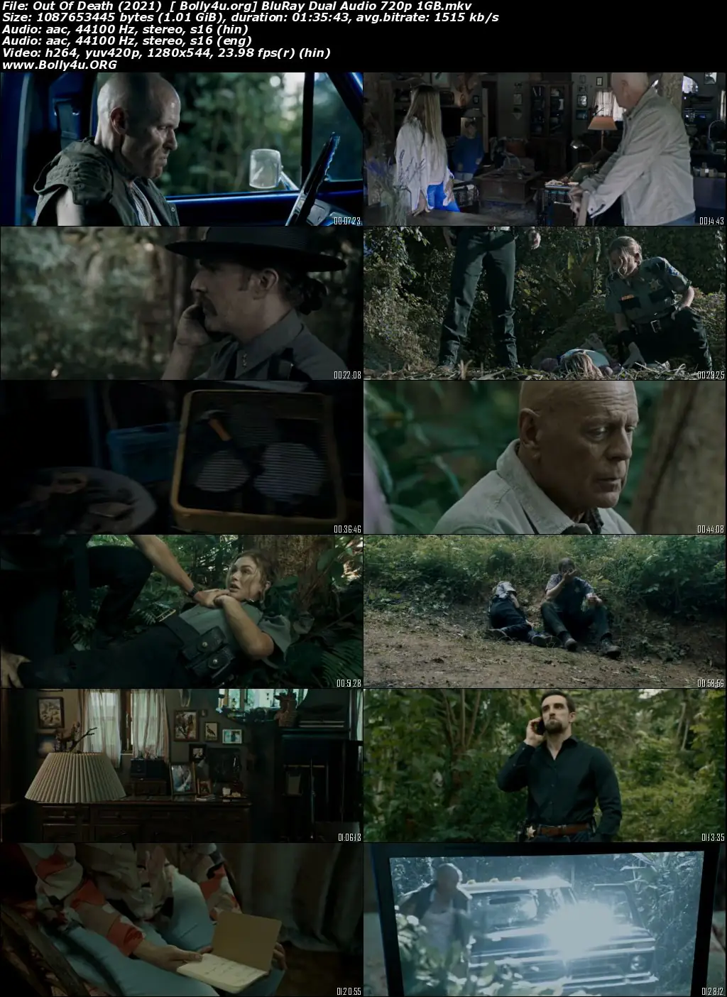 Out Of Death 2021 BluRay 300Mb Hindi Dual Audio 480p Download