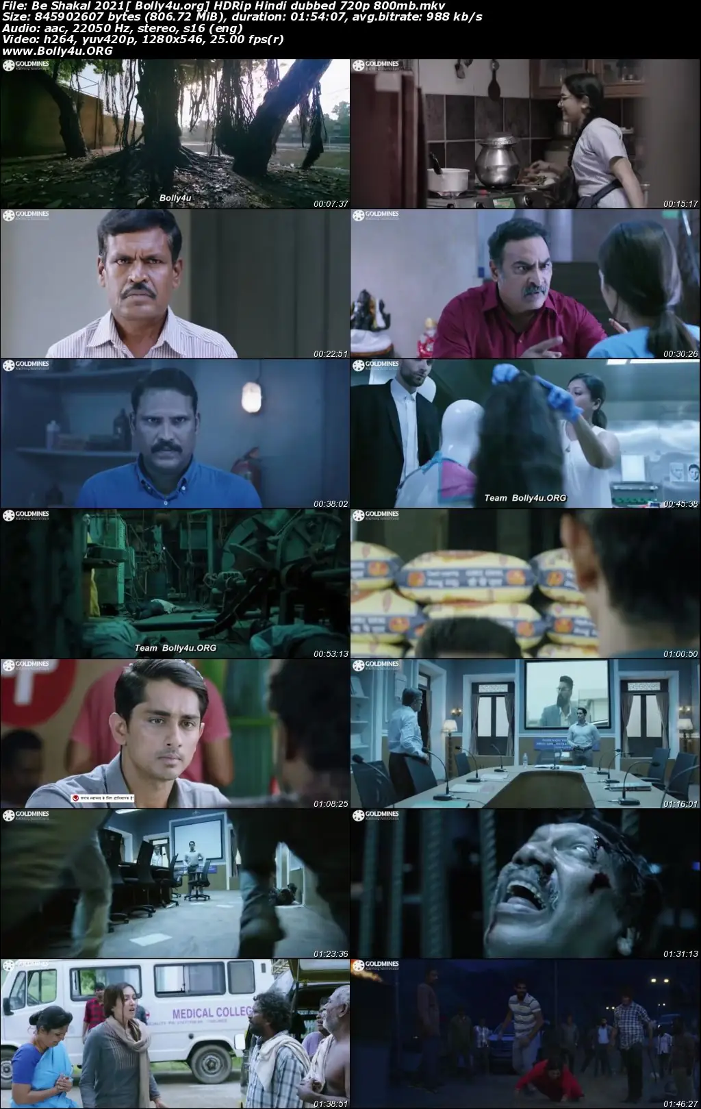 Be Shakal 2021 HDRip 800MB Hindi Dubbed 720p Download