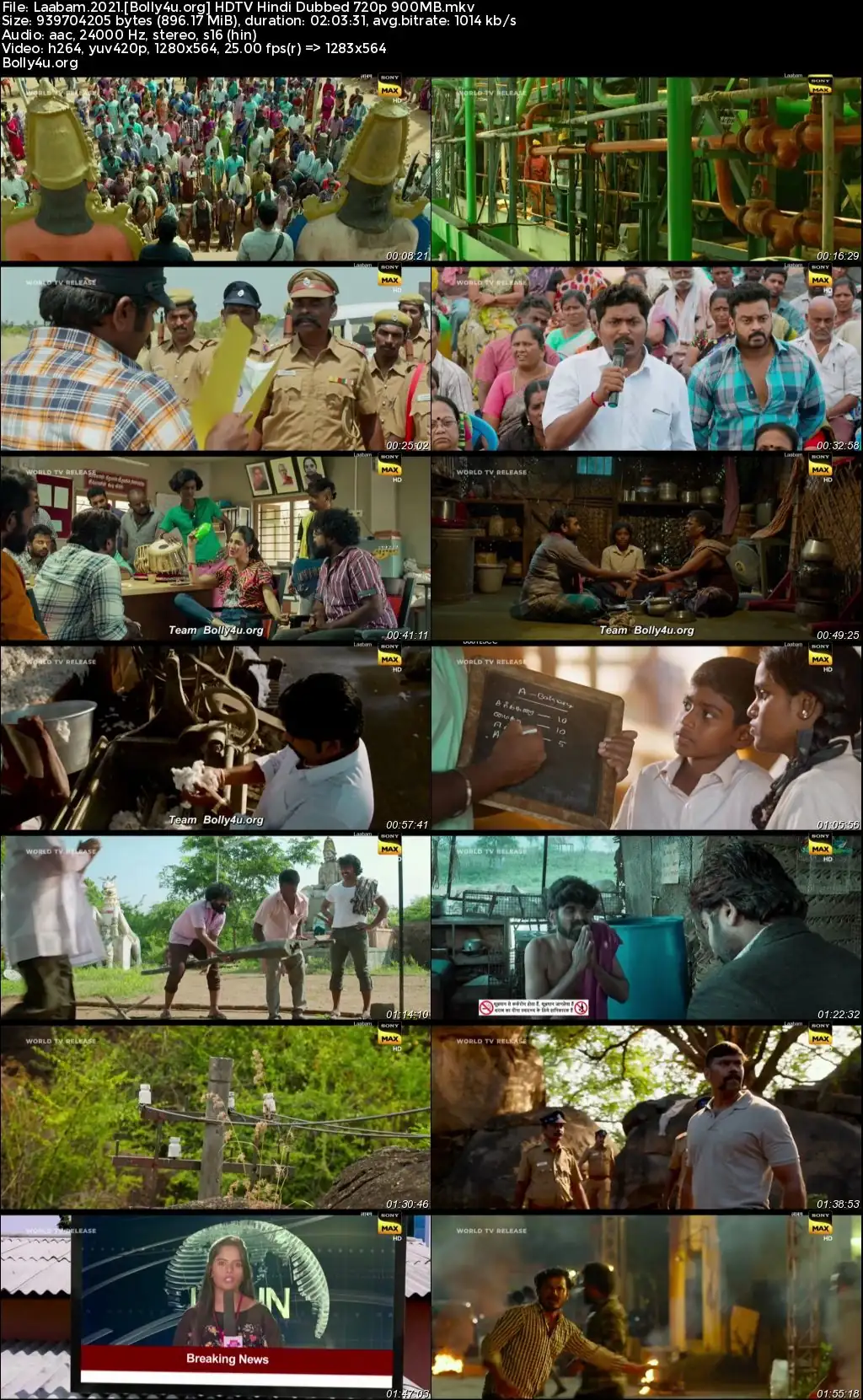 Laabam 2021 HDTV Hindi Dubbed Full Movie Download 1080p  720p  480p