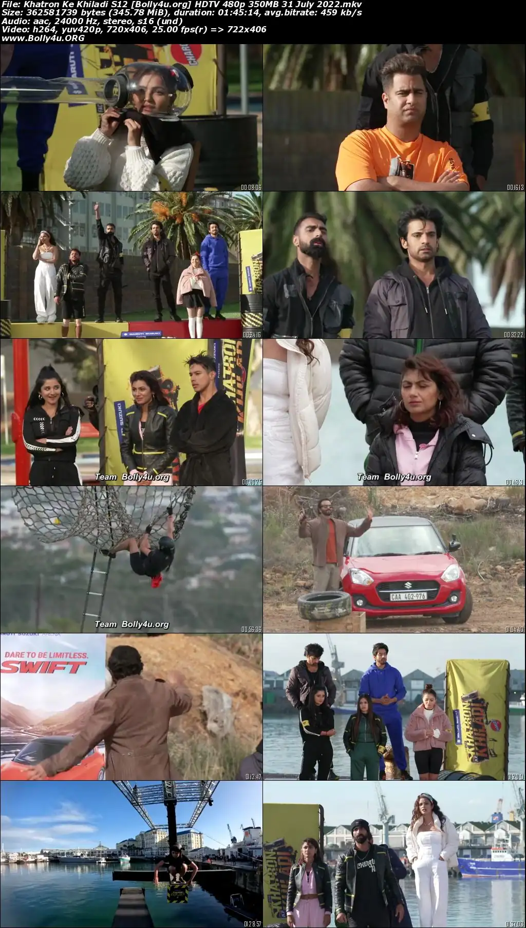 Khatron Ke Khiladi S12 HDTV 480p 350MB 31 July 2022 Download