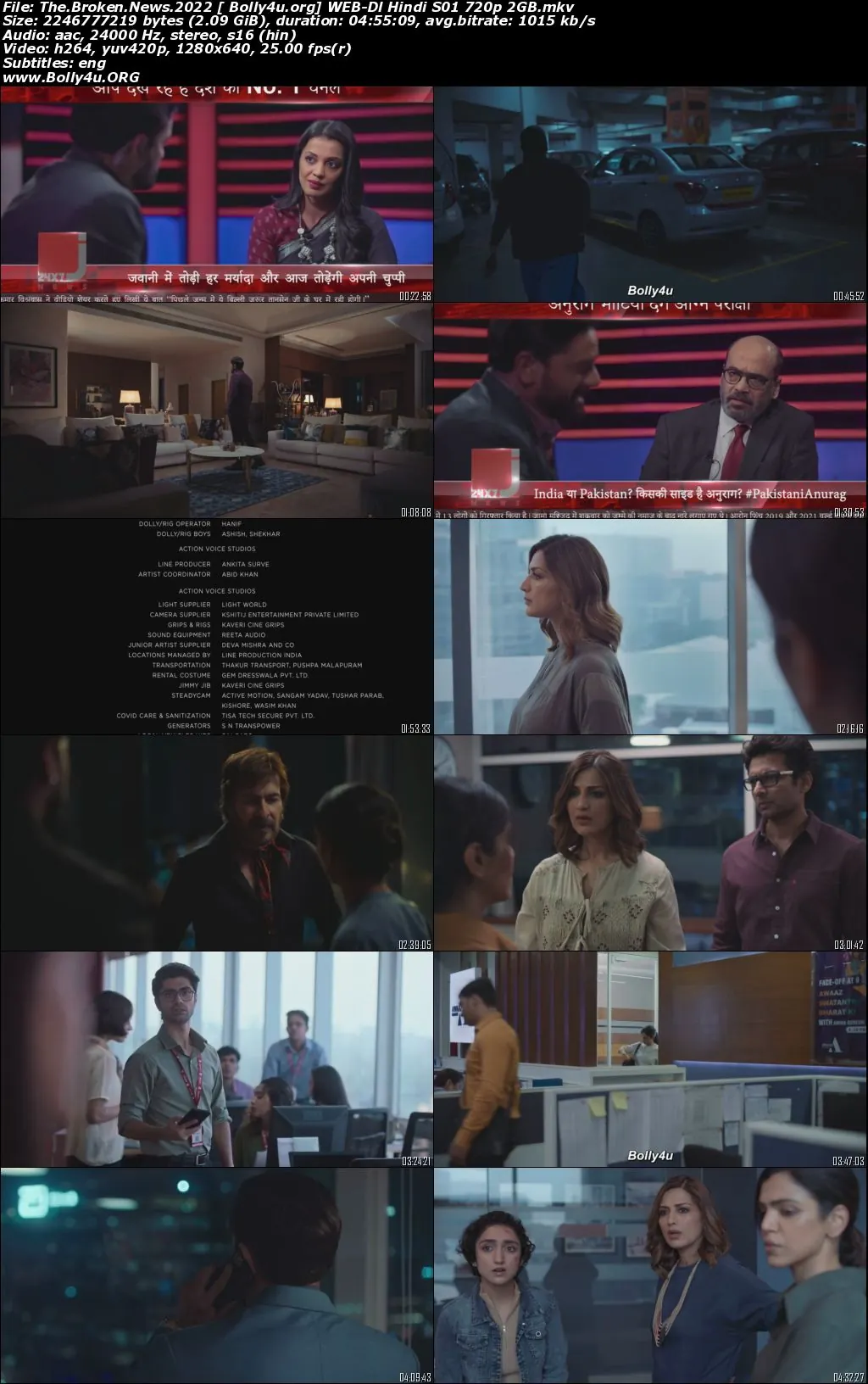 The Broken News 2022 WEB-DL S01 Hindi Complete Season Download 720p  480p