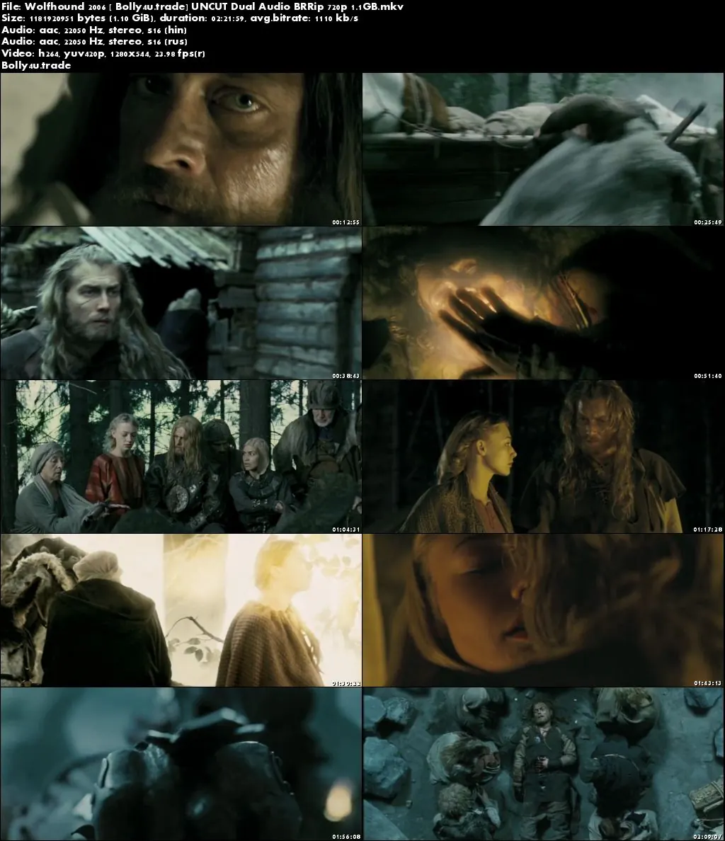 Wolfhound 2006 BRRip UNCUT 400MB Hindi Dubbed Dual Audio 480p Download