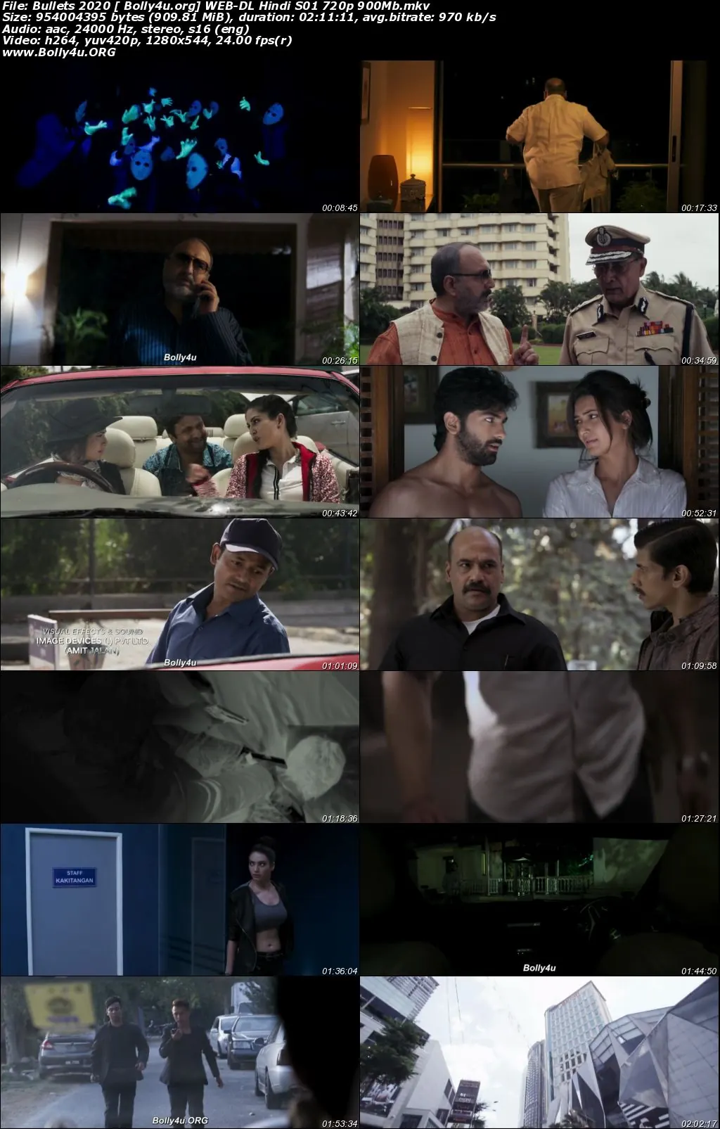 Bullets 2020 WEB-DL 900MB Hindi Complete S01 Download 720p