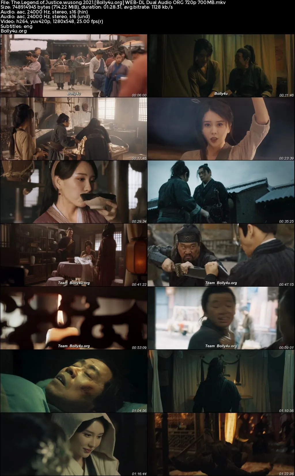 The Legend of Justice Wusong 2021 WEB-DL Hindi Dual Audio ORG Full Movie Download 1080p  720p  480p