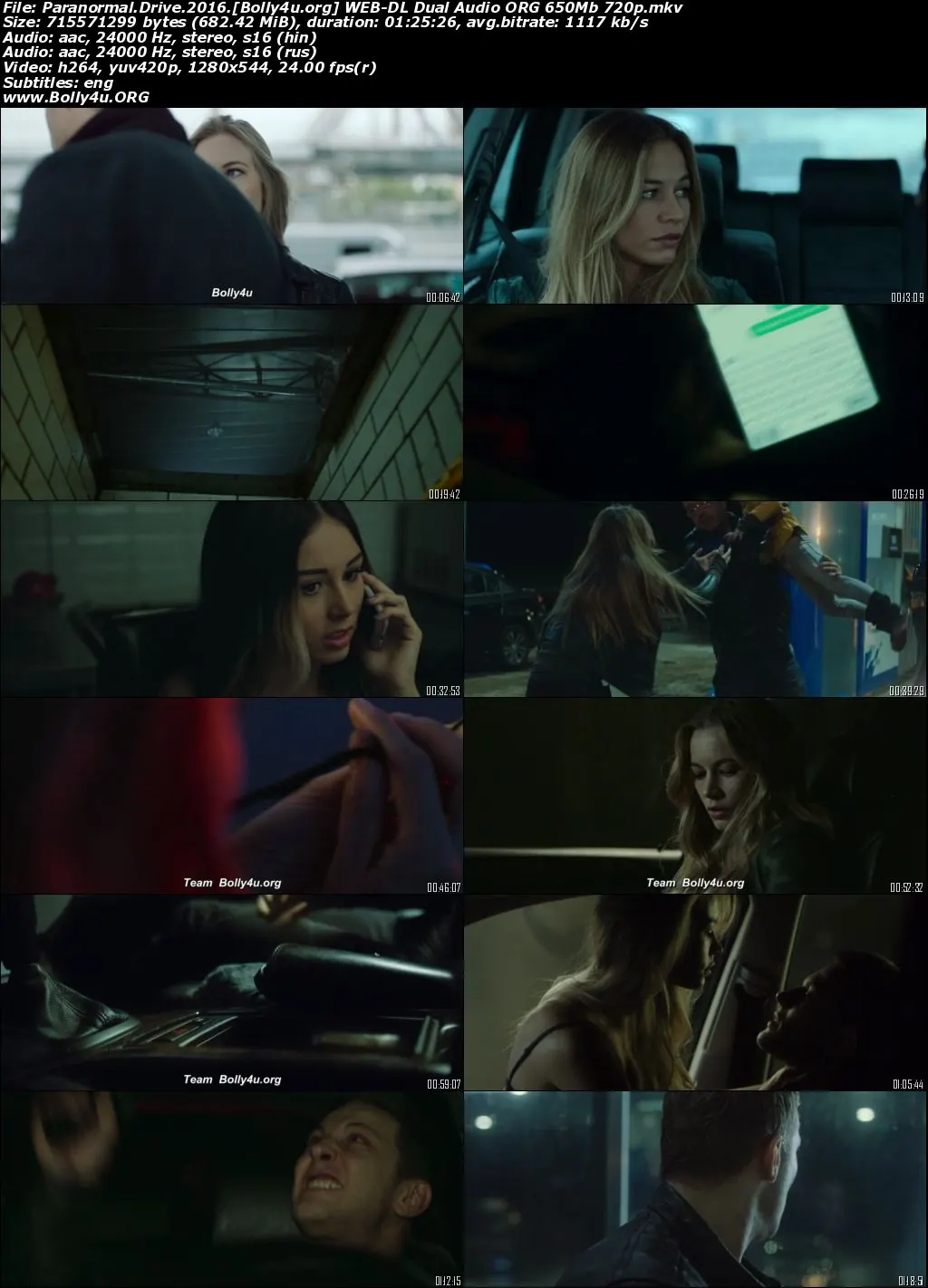 Paranormal Drive 2016 WEB-DL Hindi Dual Audio ORG Full Movie Download 1080p  720p  480p