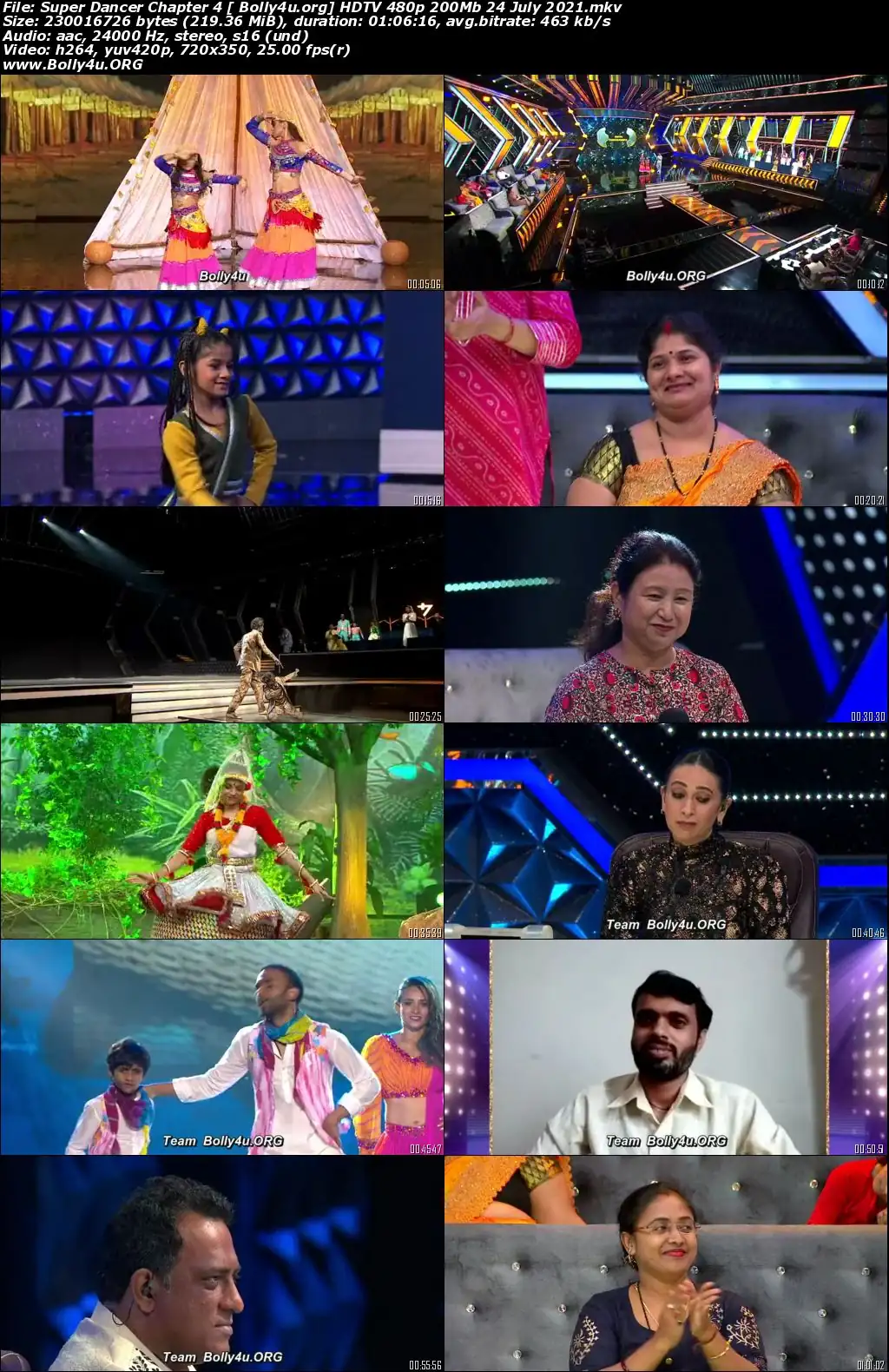 Super Dancer Chapter 4 HDTV 480p 200Mb 24 July 2021 Download