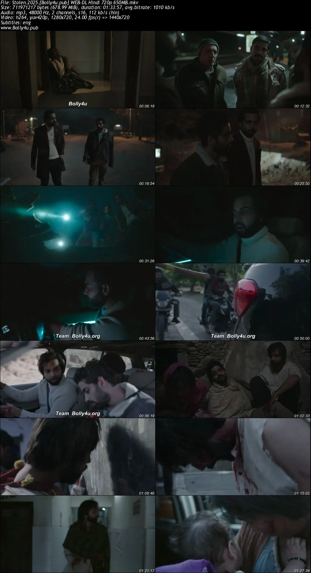 Stolen 2025 WEB-DL Hindi Full Movie Download 1080p  720p  480p