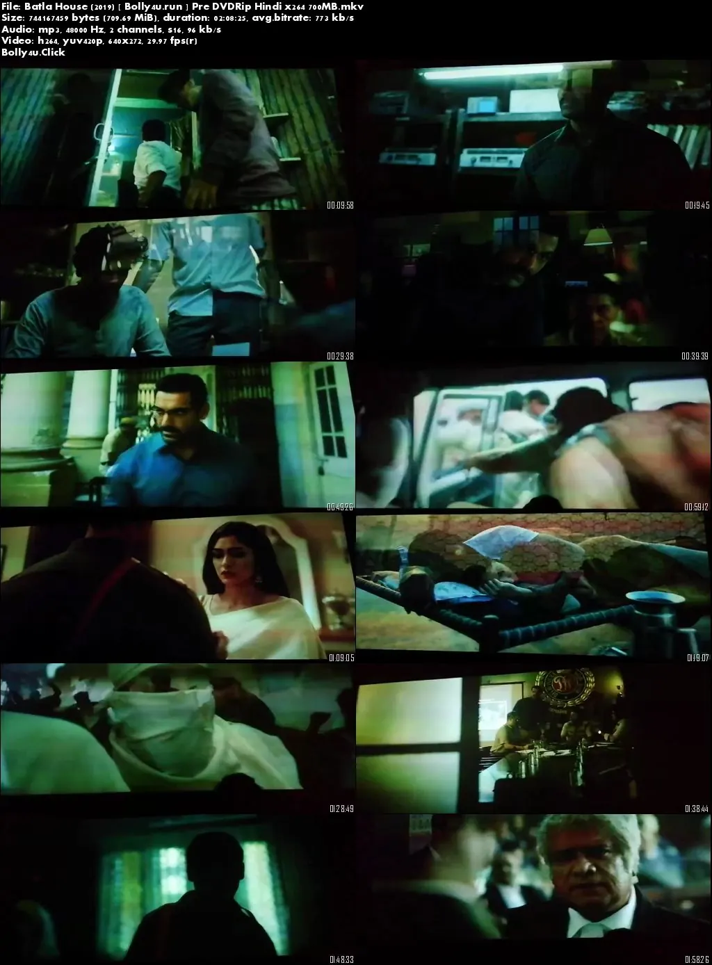 Batla House 2019 Pre DVDRip 300MB Full Hindi Movie Download 480p