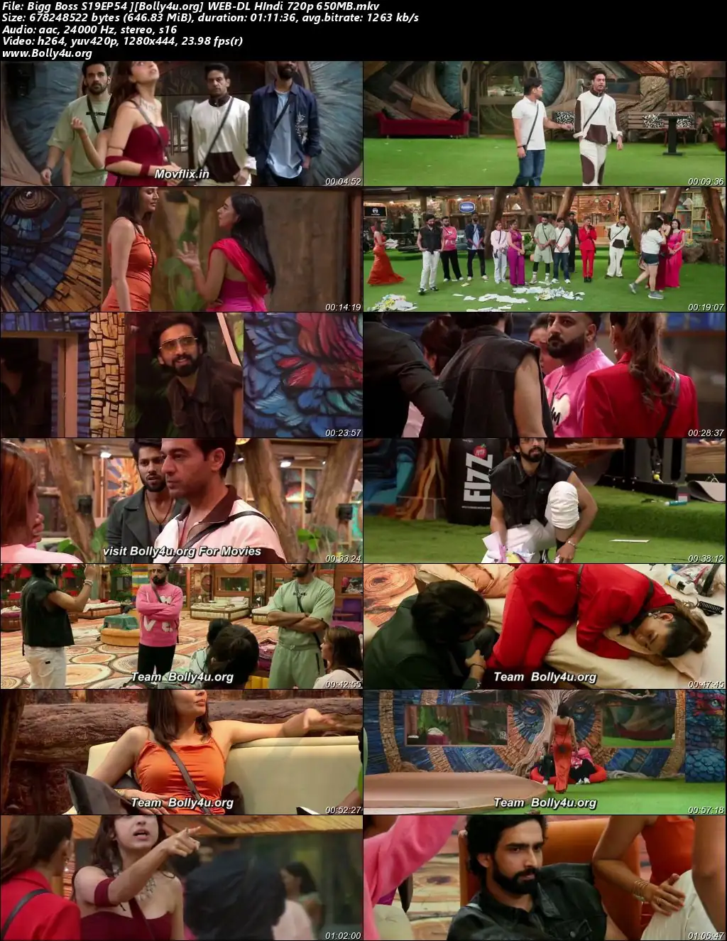 Bigg Boss 2025 WEB-DL Hindi S19EP54 Download 720p  480p