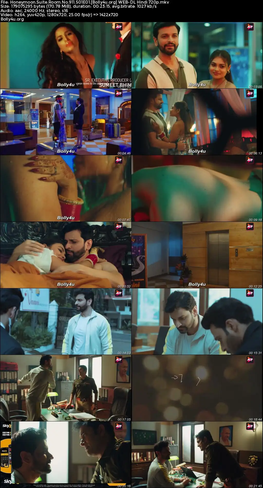 Honeymoon Suite Room No 911 2023 WEB-DL Hindi S01 Complete Download 720p  480p