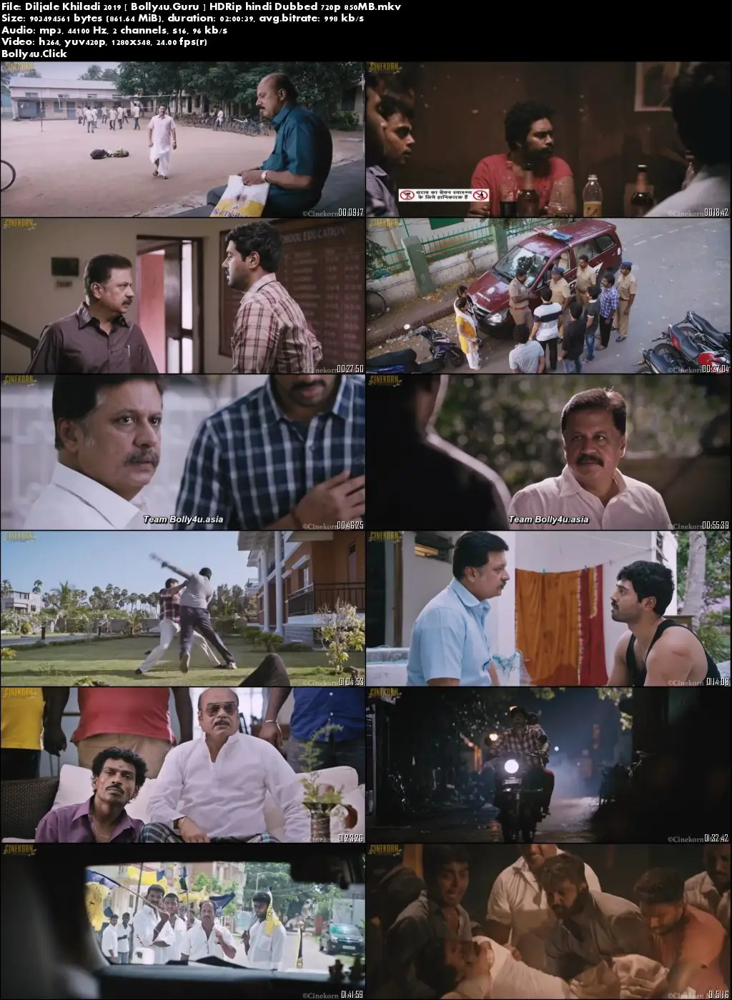 Diljale Khiladi 2019 HDRip 850Mb Hindi Dubbed 720p Download
