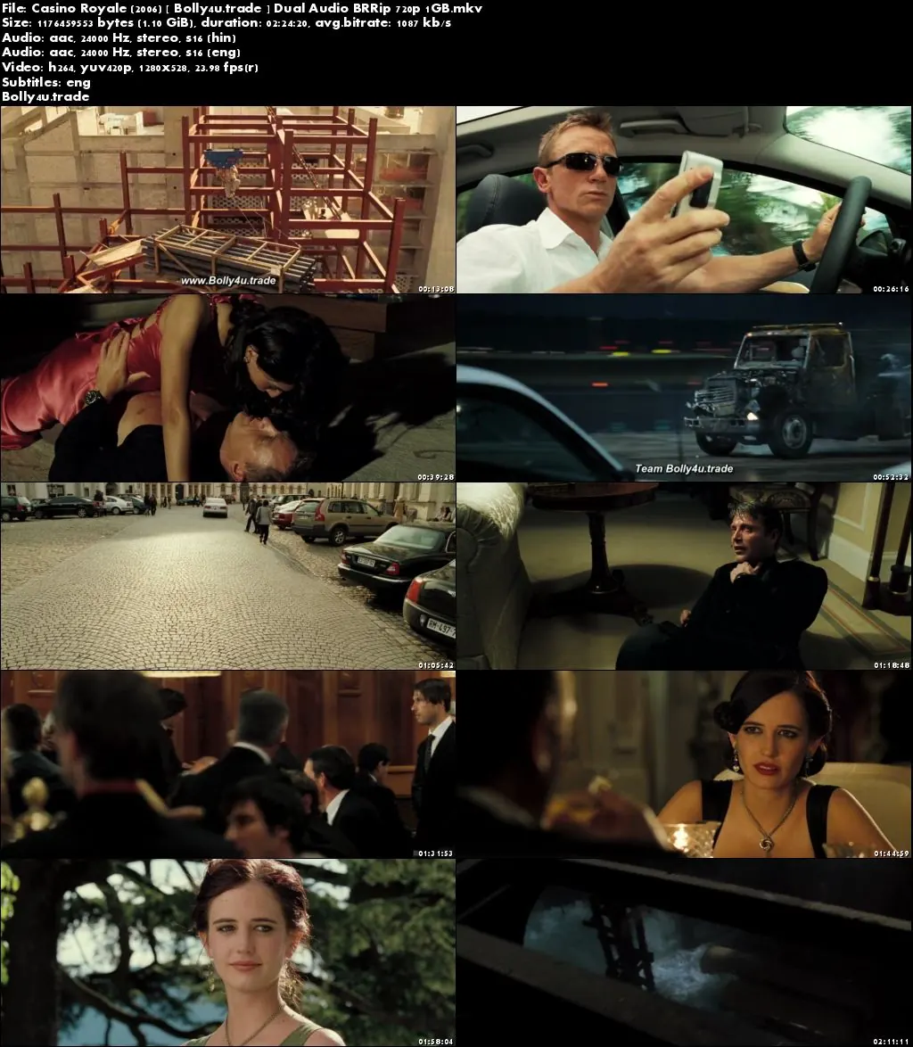Casino Royale 2006 BluRay 450Mb Hindi Dual Audio 480p Download