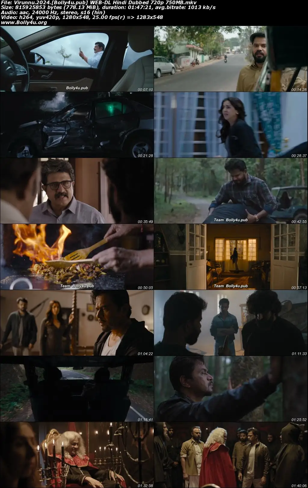 Virunnu 2024 WEB-DL Hindi Dubbed ORG Full Movie Download 1080p  720p  480p