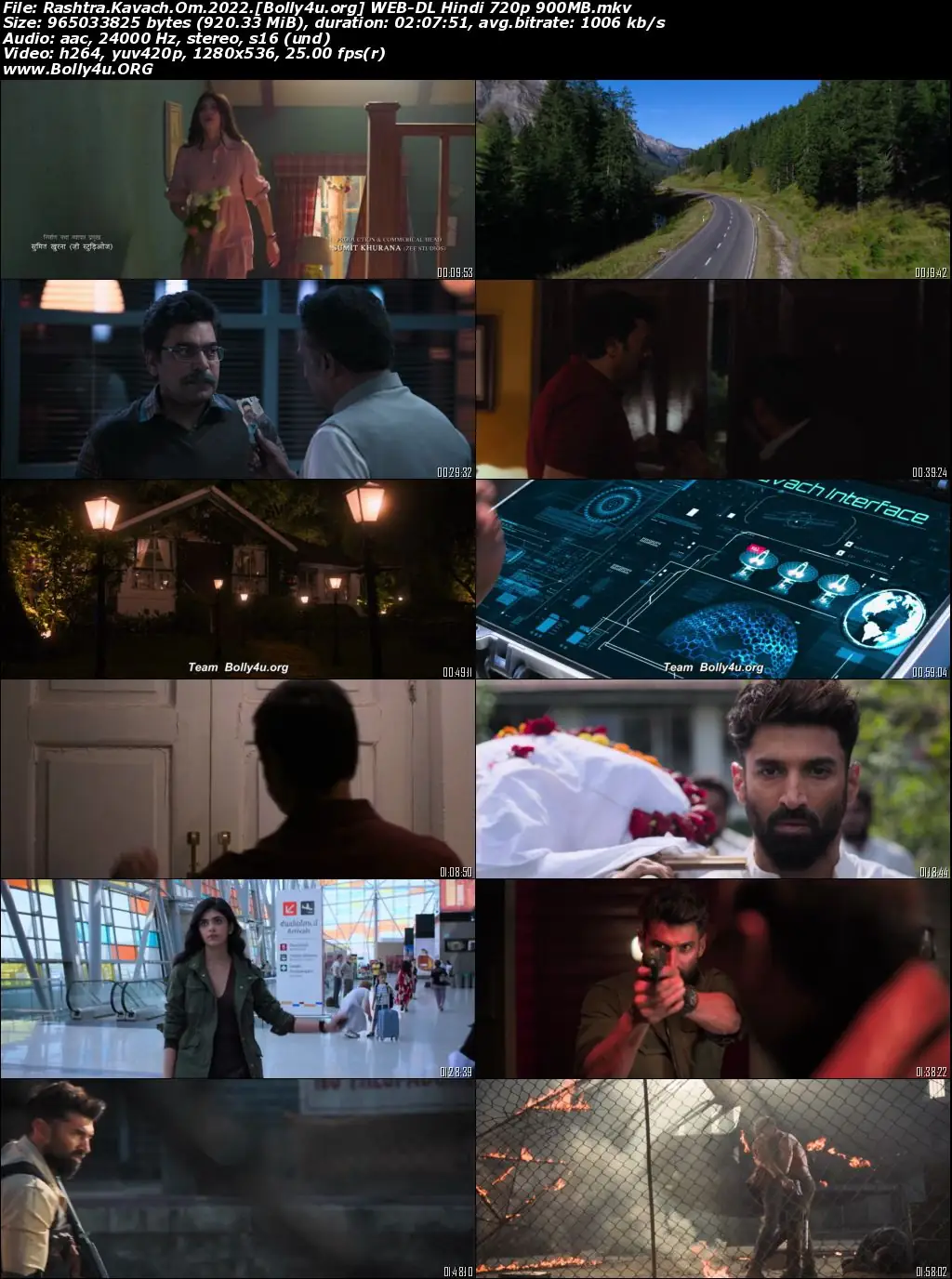 Rashtra Kavach OM 2022 WEB-DL Hindi Full Movie Download 1080p  720p  480p