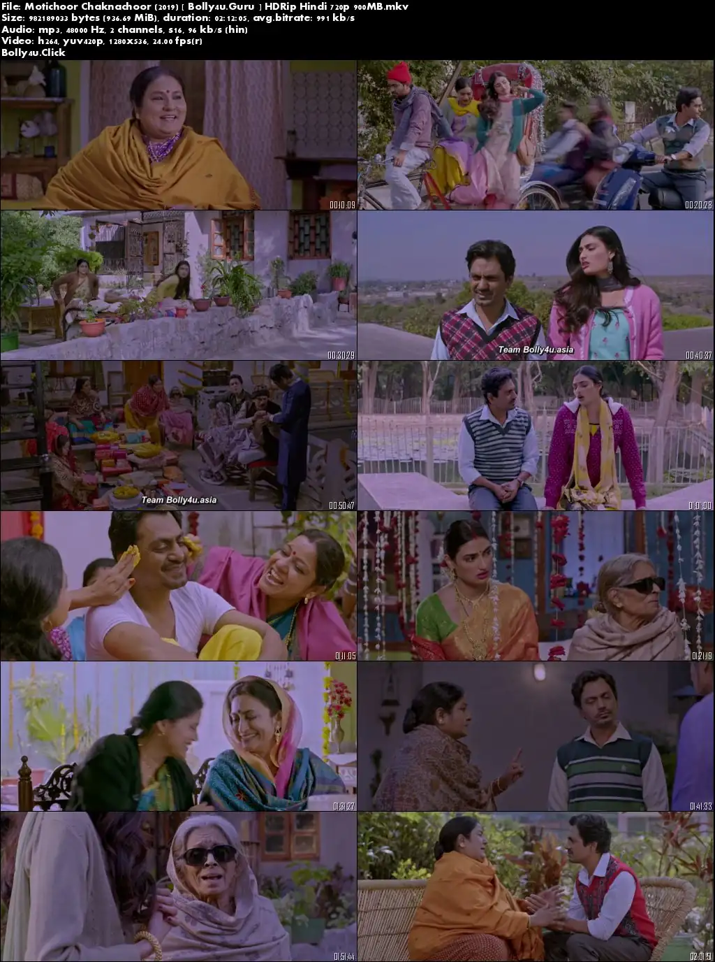 Motichoor Chaknachoor 2019 HDRip 900Mb Hindi 720p Download