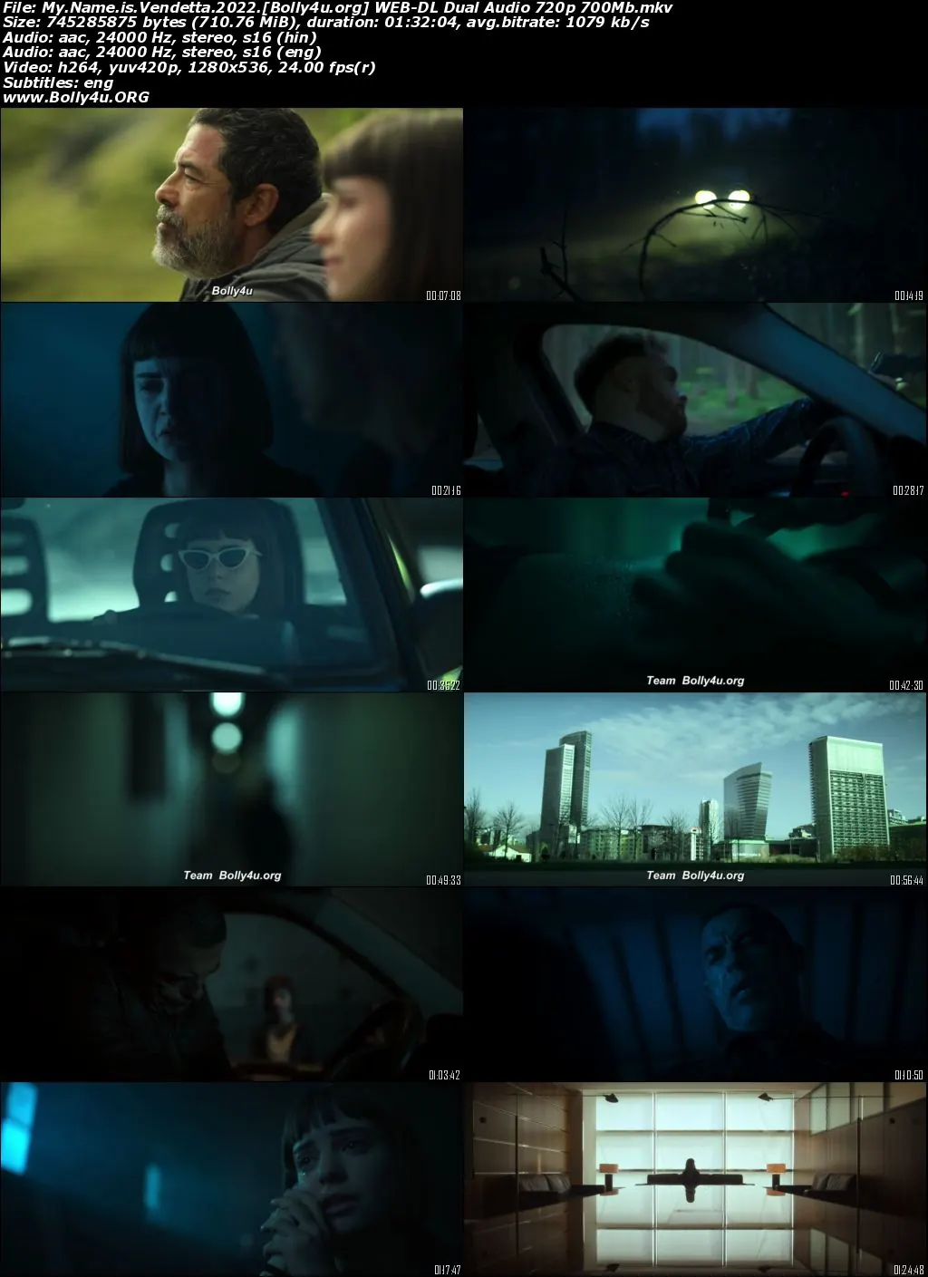 My Name is Vendetta 2022 WEB-DL Hindi Dual Audio ORG Full Movie Download 1080p  720p  480p