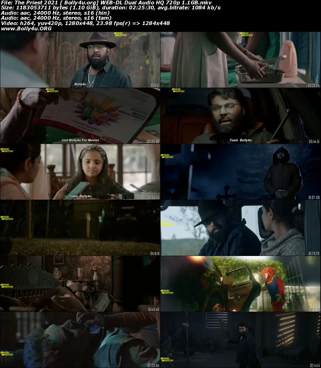 The Priest 2021 WEB-DL 400MB Hindi HQ Dual Audio 480p Download